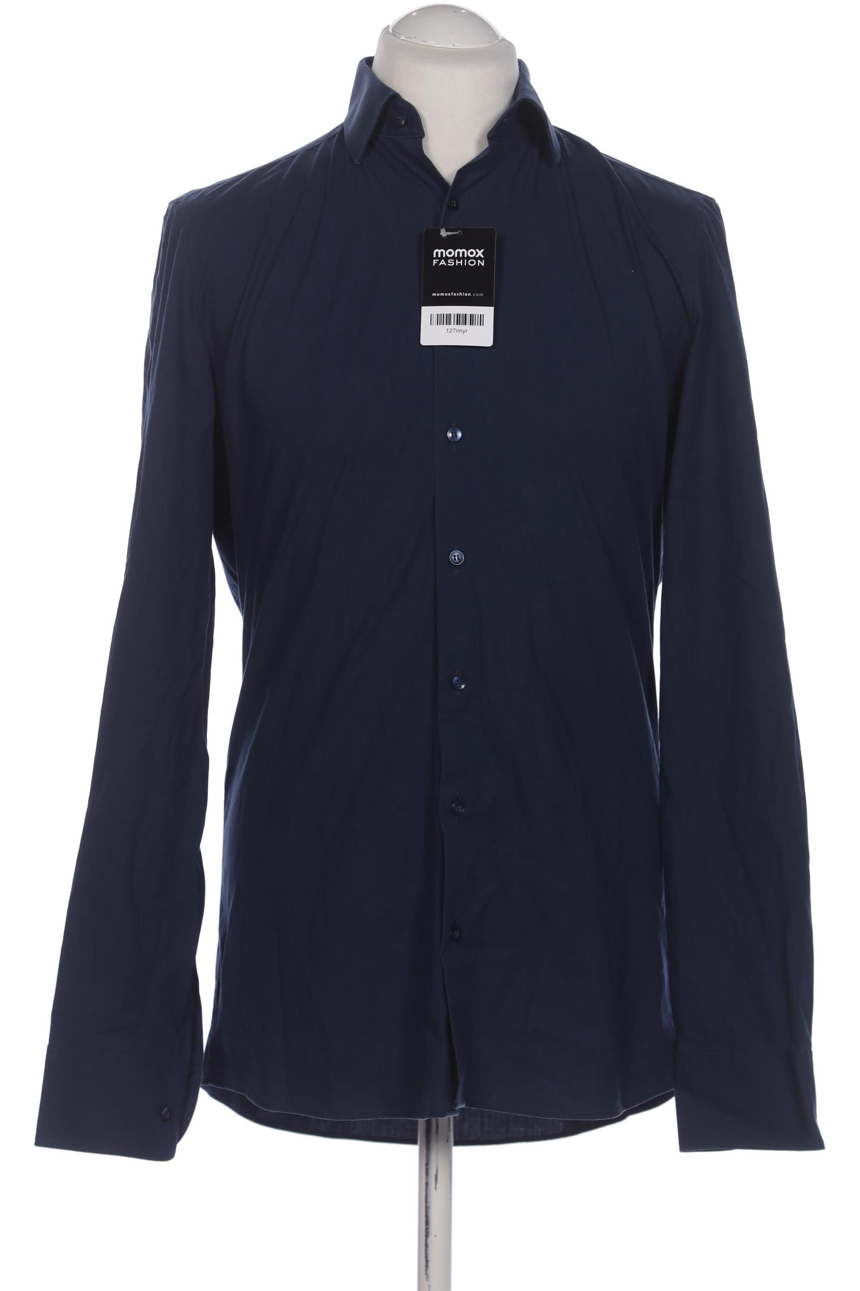 

Olymp Herren Hemd, marineblau, Gr. 50