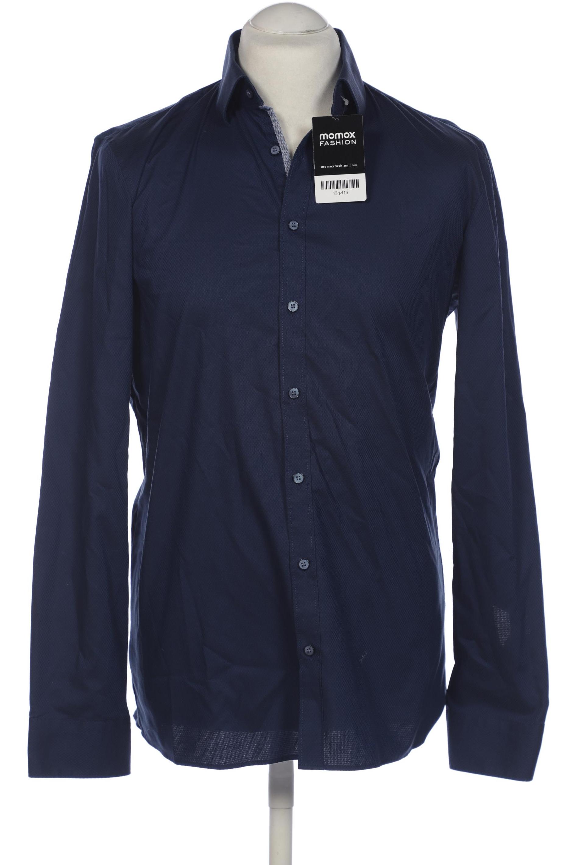

Olymp Herren Hemd, marineblau, Gr. 52
