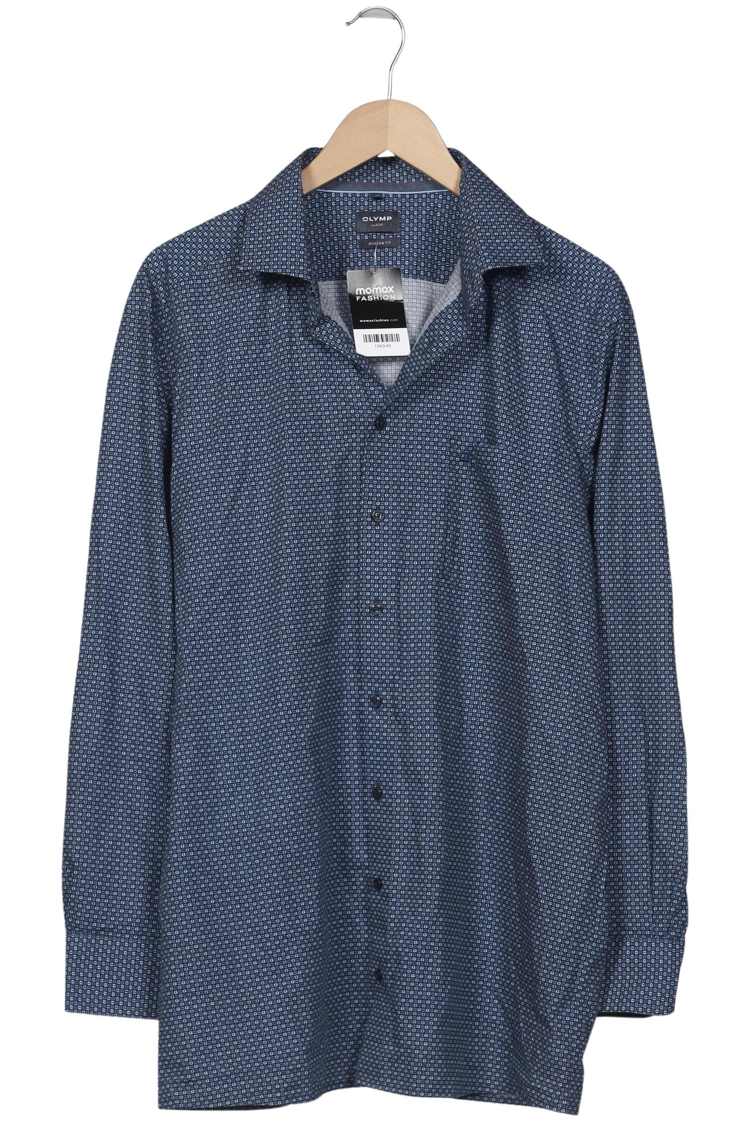 

Olymp Herren Hemd, marineblau, Gr. 56