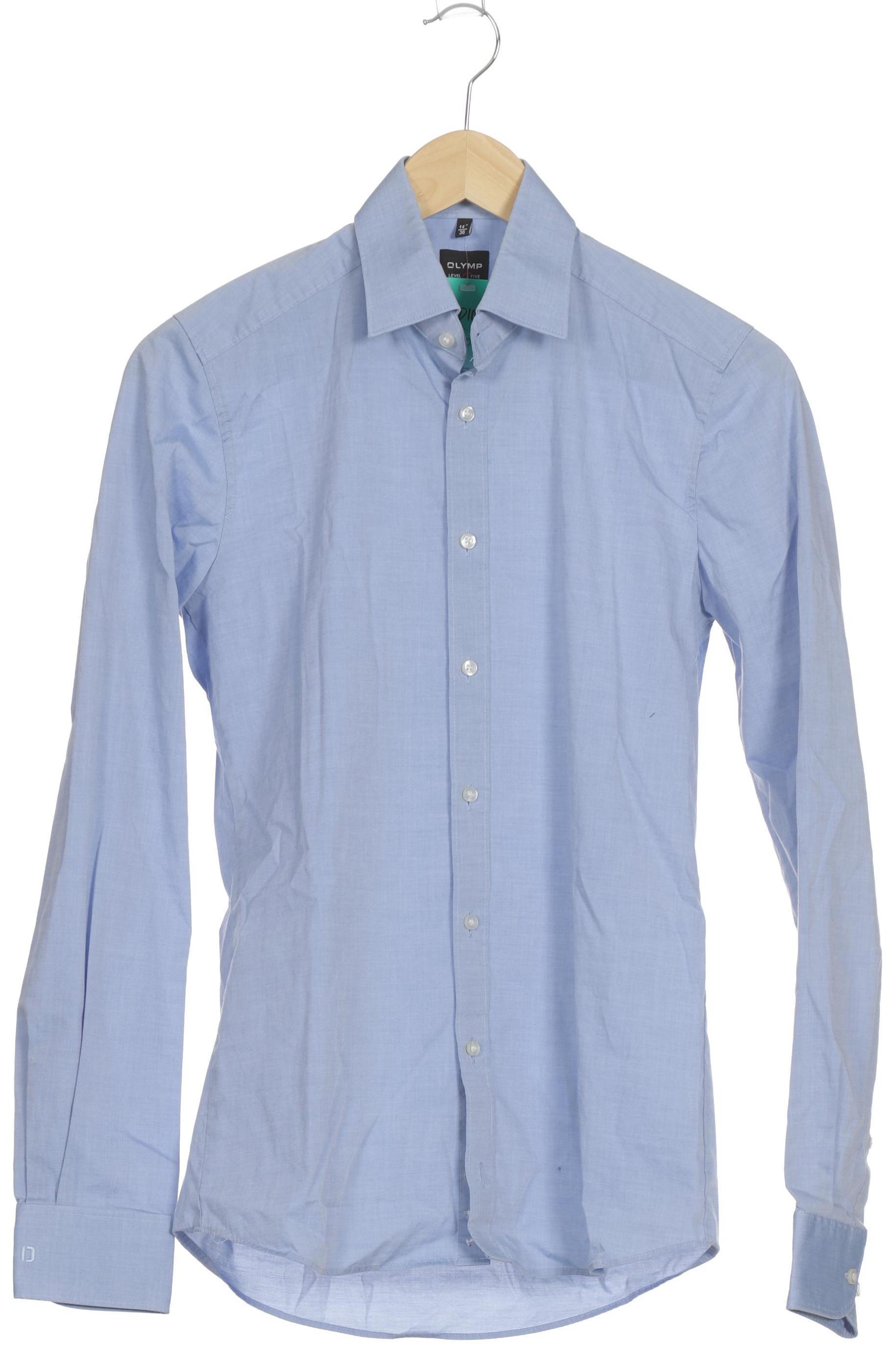 

Olymp Herren Hemd, blau, Gr. 36