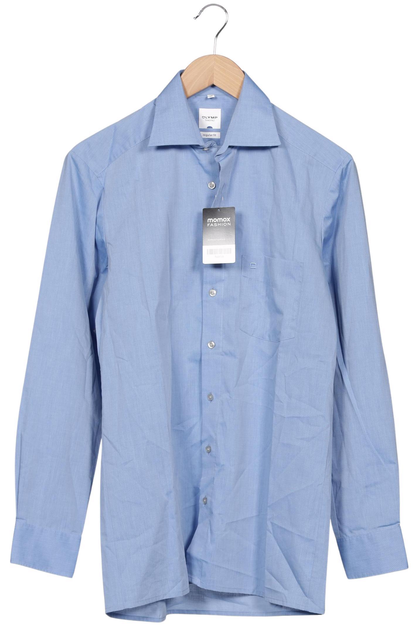 Thumbnail - Olymp Herren Hemd, blau, Gr. 46