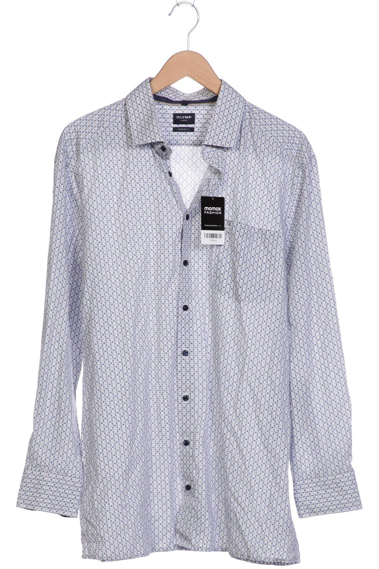 

Olymp Herren Hemd, blau
