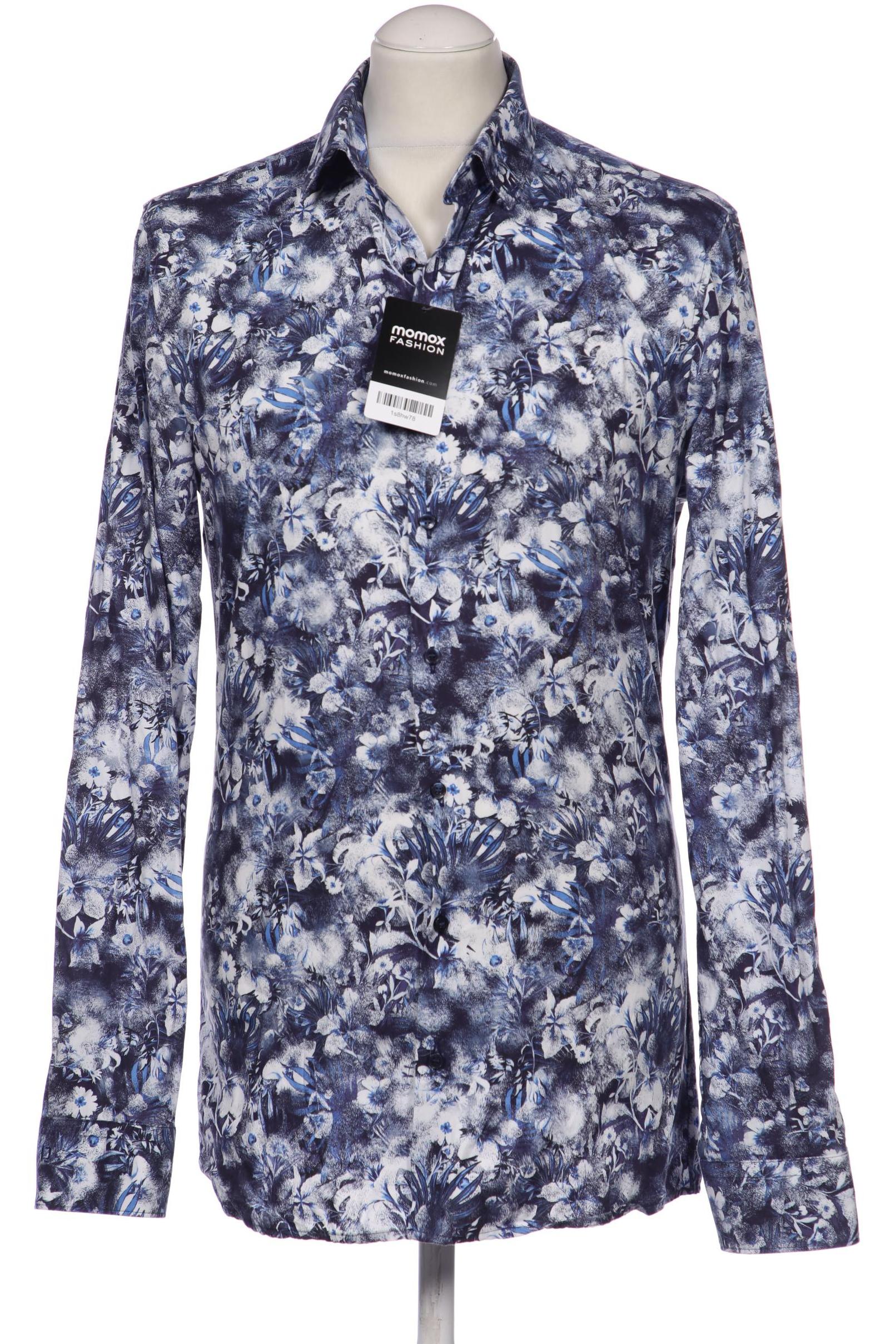 

Olymp Herren Hemd, blau
