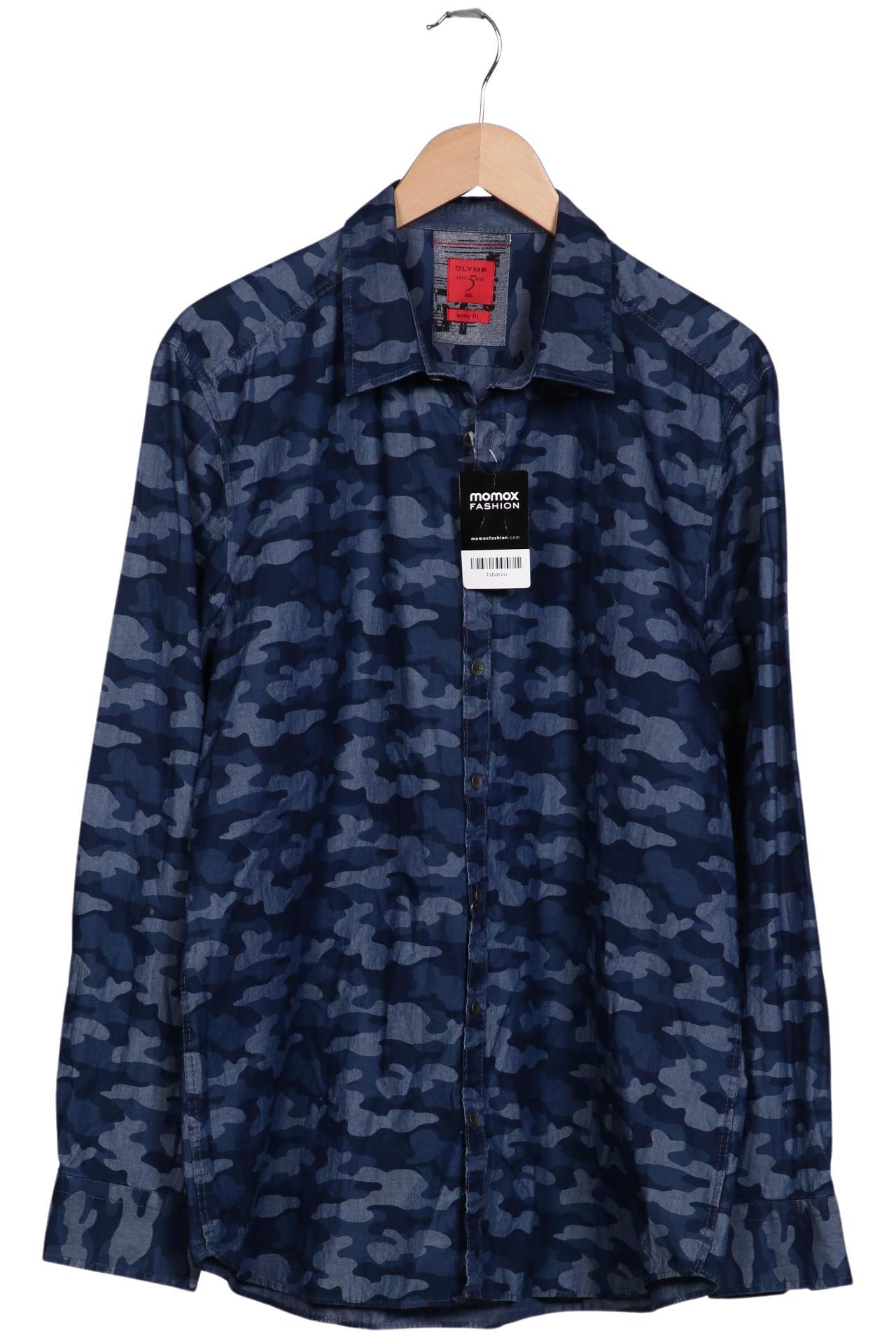 

Olymp Herren Hemd, blau, Gr. 56
