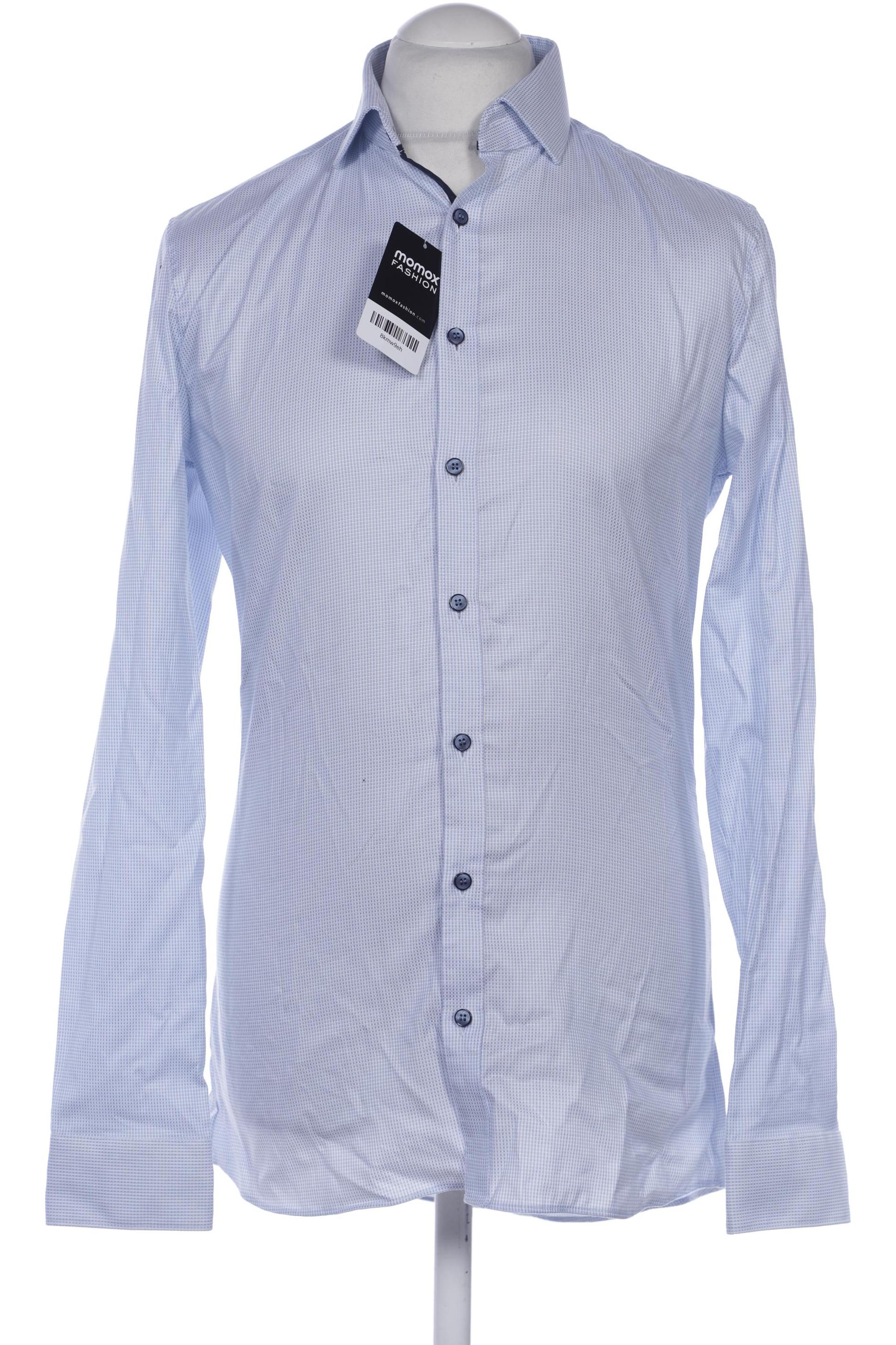 Thumbnail - Olymp Herren Hemd, blau, Gr. 48