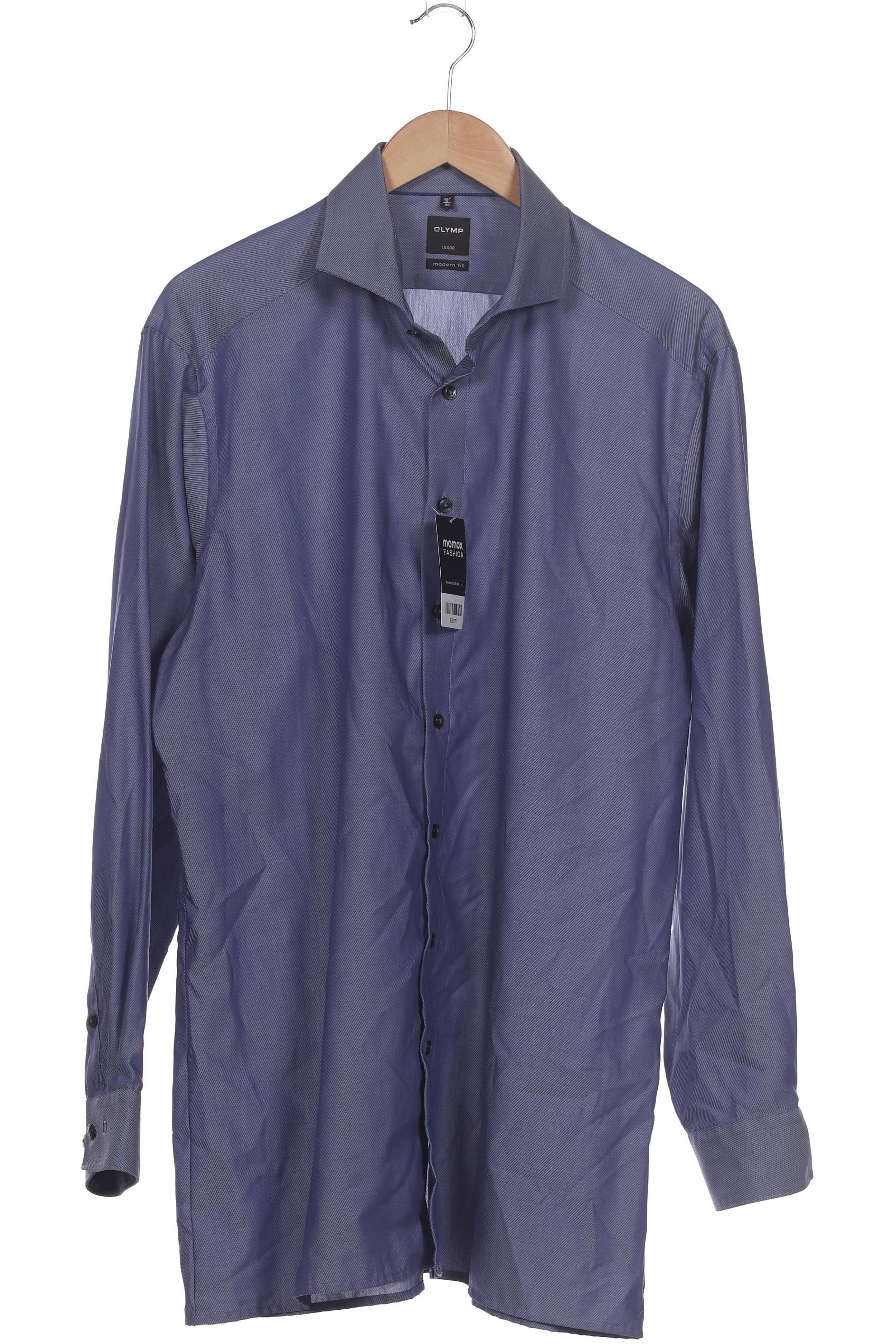 

Olymp Herren Hemd, blau, Gr. 56