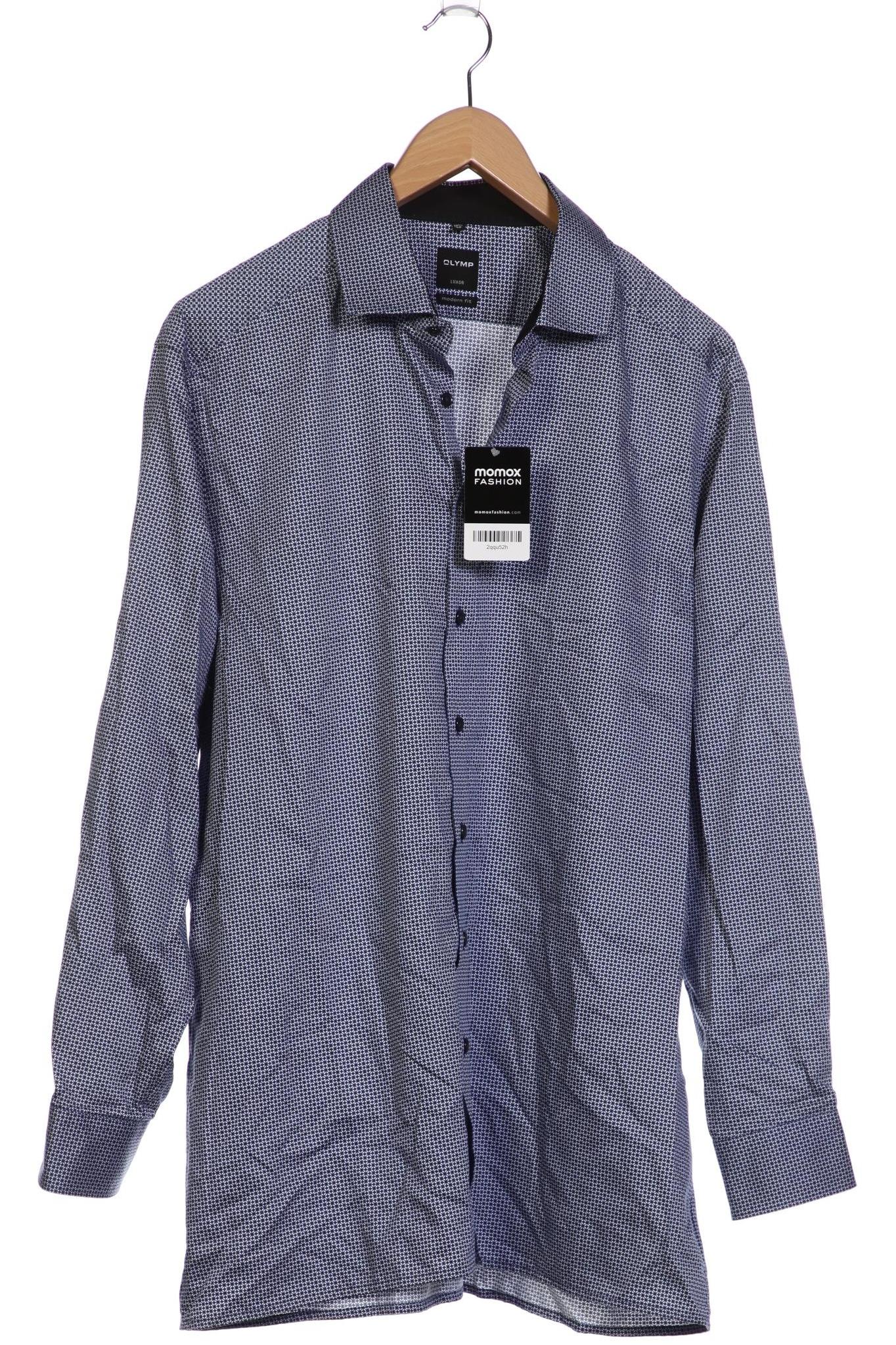 

Olymp Herren Hemd, blau, Gr. 56