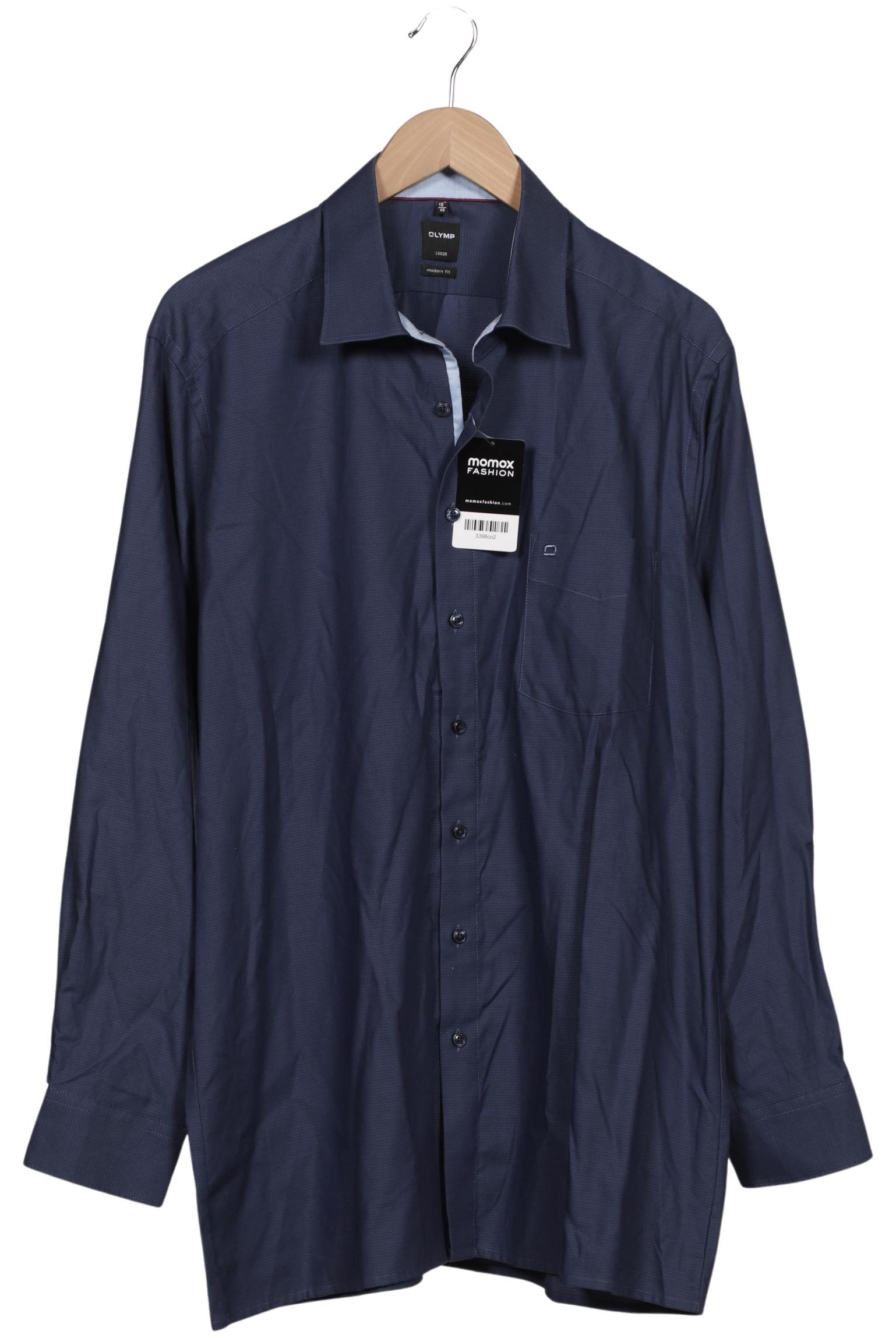 

Olymp Herren Hemd, marineblau, Gr. 56