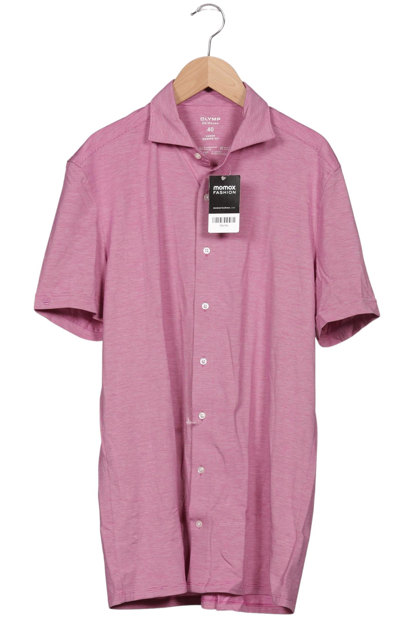 Thumbnail - Olymp Herren Hemd, pink, Gr. 44