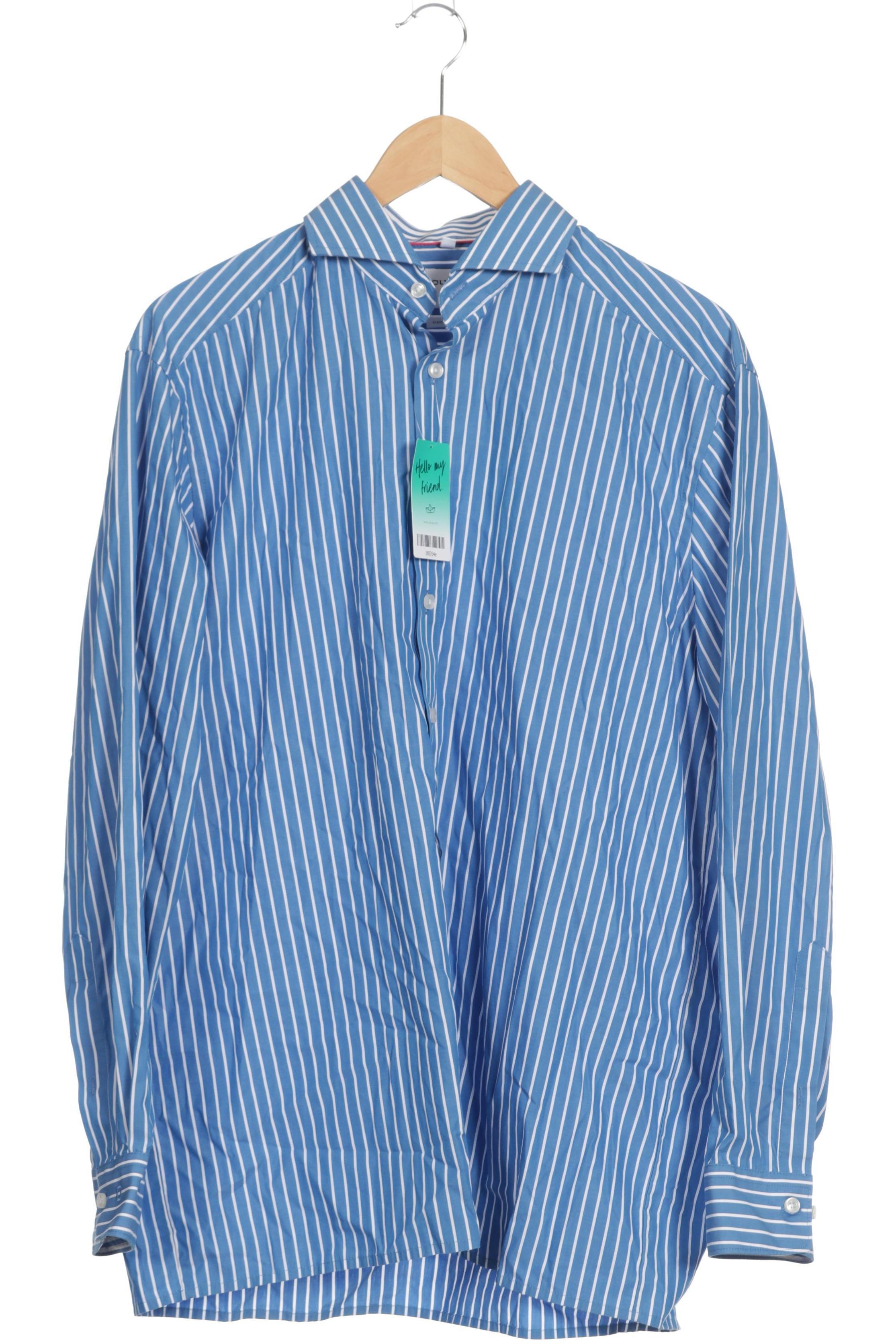 Thumbnail - Olymp Herren Hemd, blau, Gr.