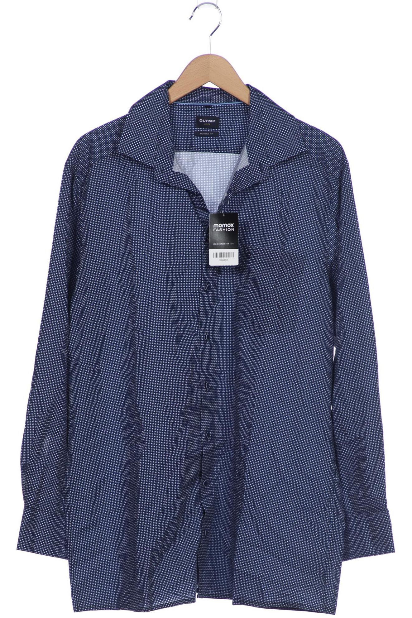 

Olymp Herren Hemd, marineblau, Gr. 56