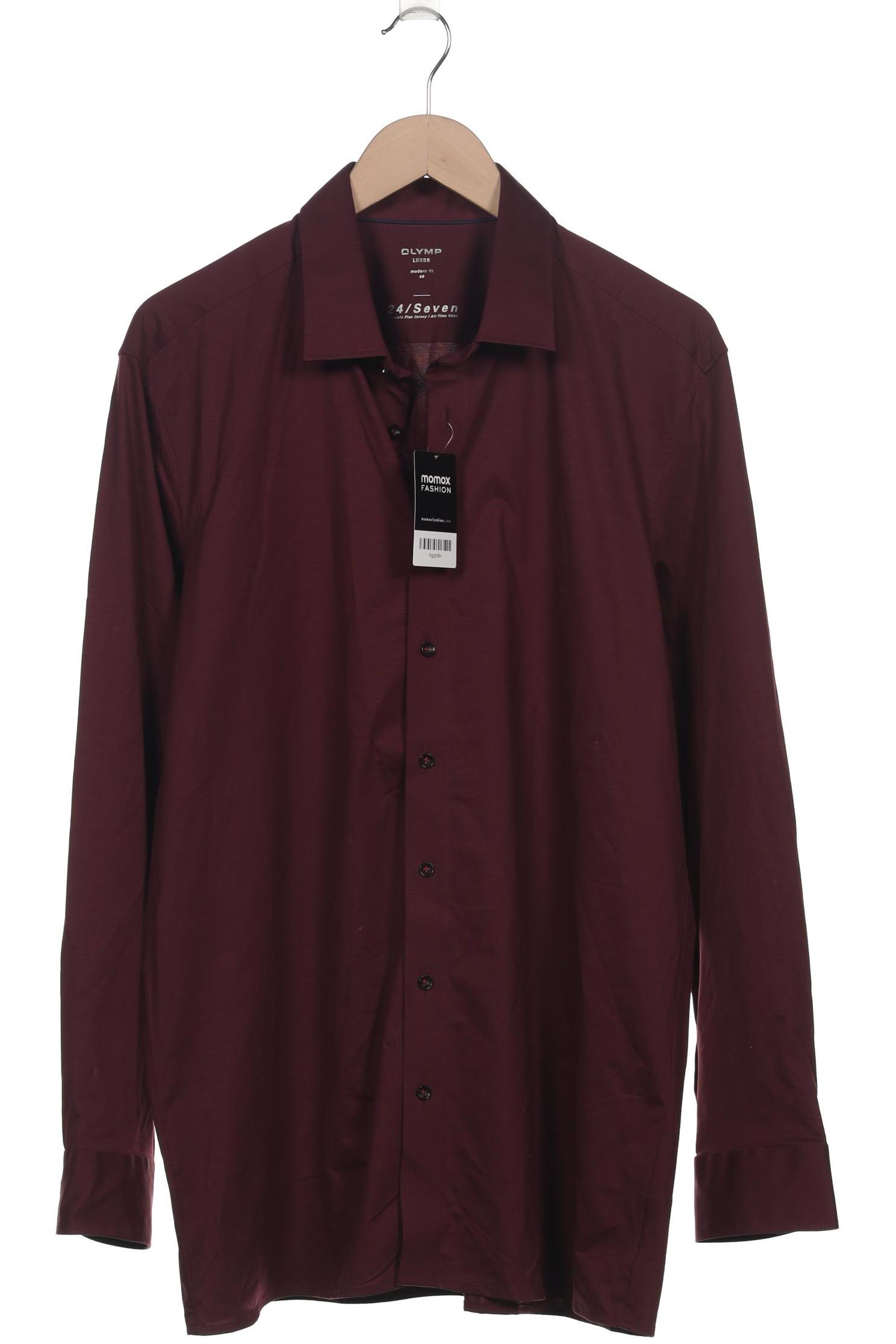 

Olymp Herren Hemd, bordeaux, Gr. 56