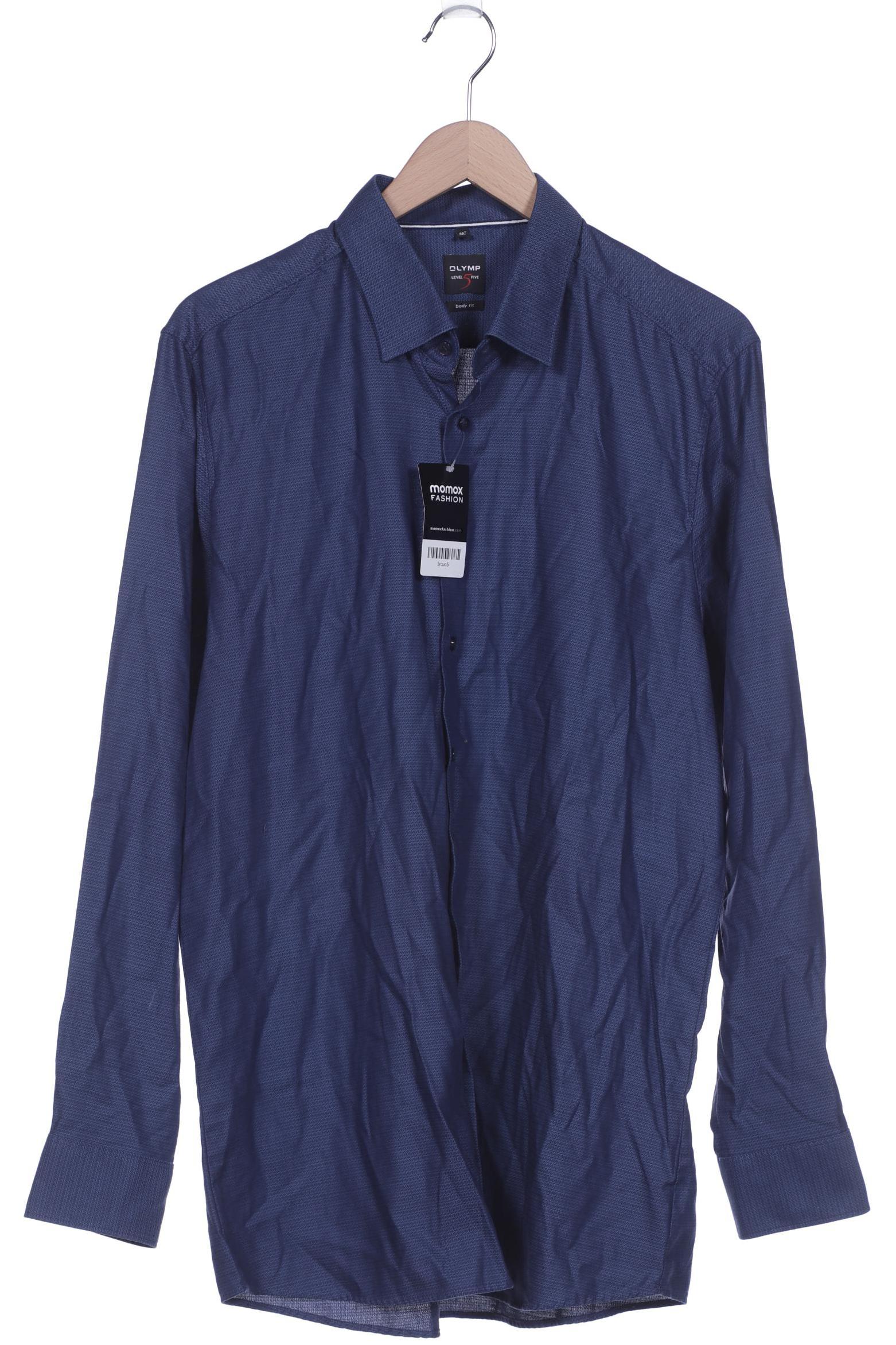 

Olymp Herren Hemd, marineblau