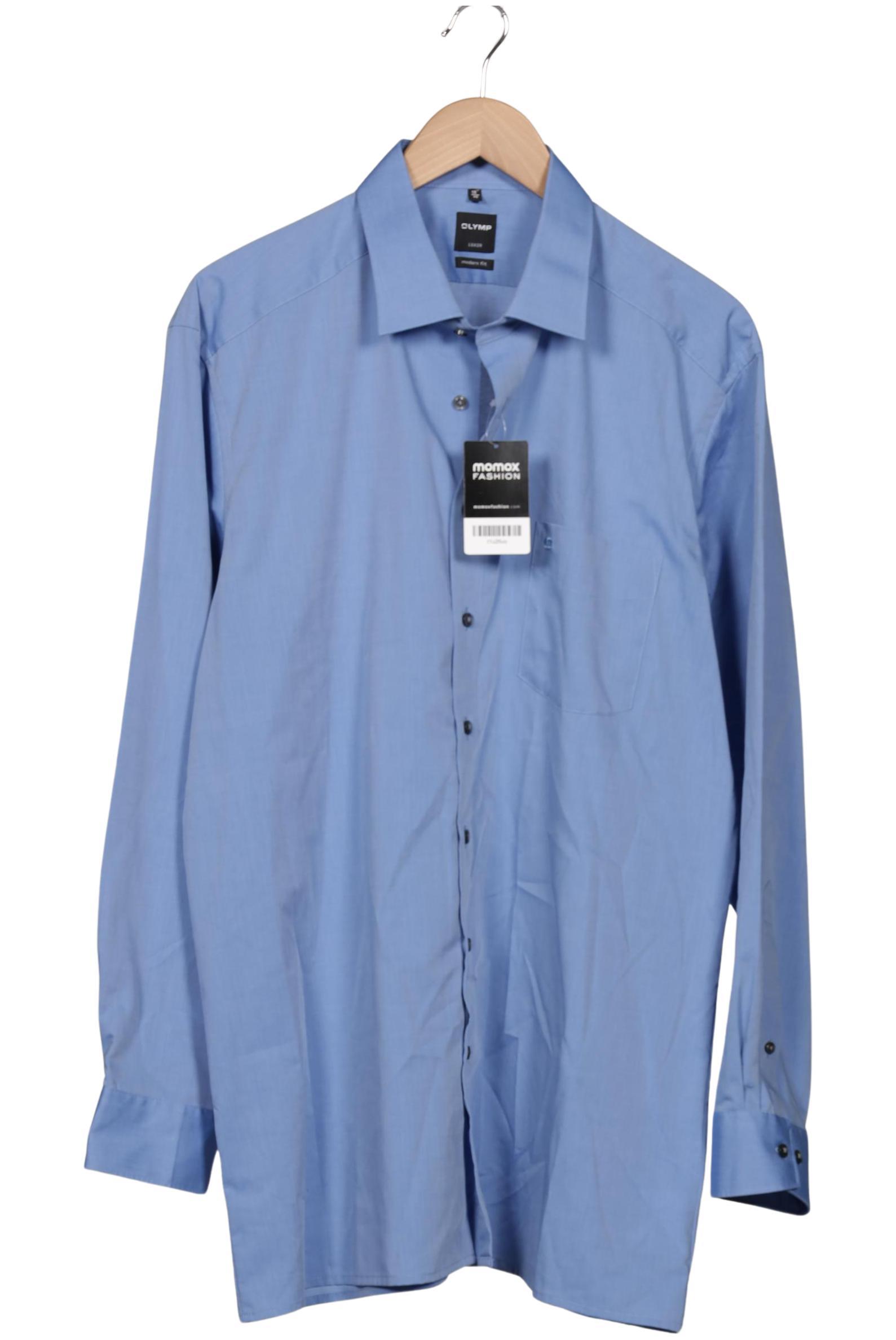 Thumbnail - Olymp Herren Hemd, blau, Gr. 56