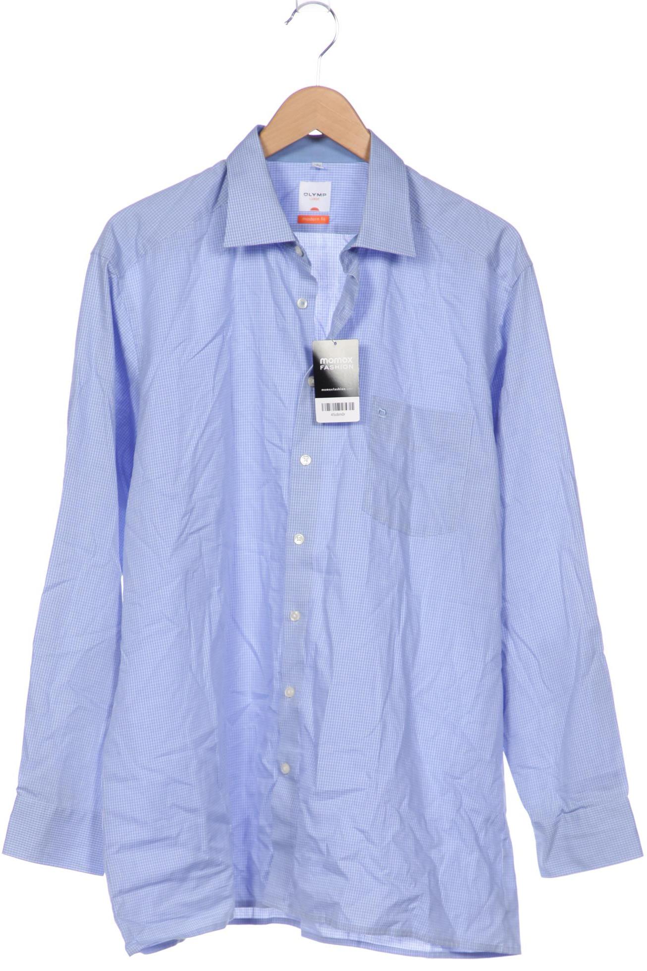 

Olymp Herren Hemd, blau