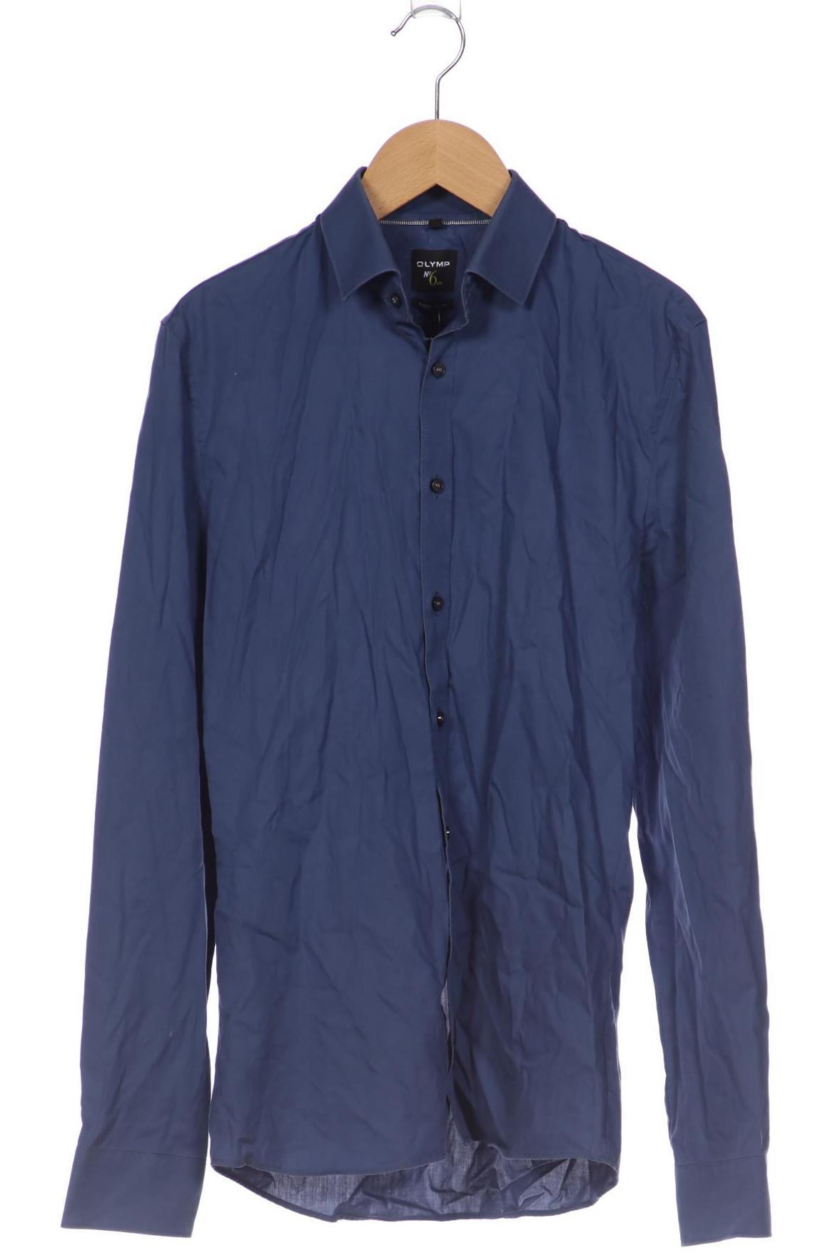 

Olymp Herren Hemd, blau