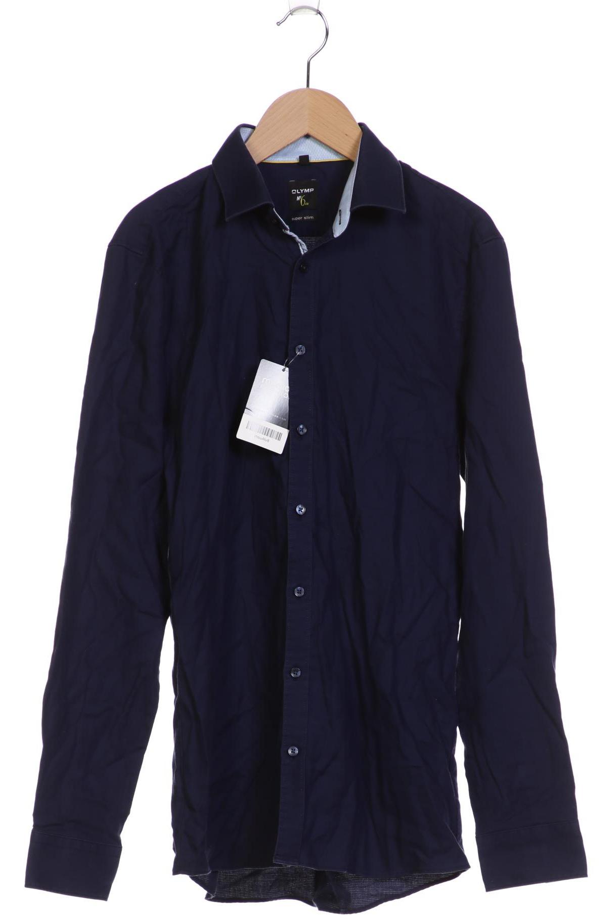 

Olymp Herren Hemd, marineblau, Gr. 48