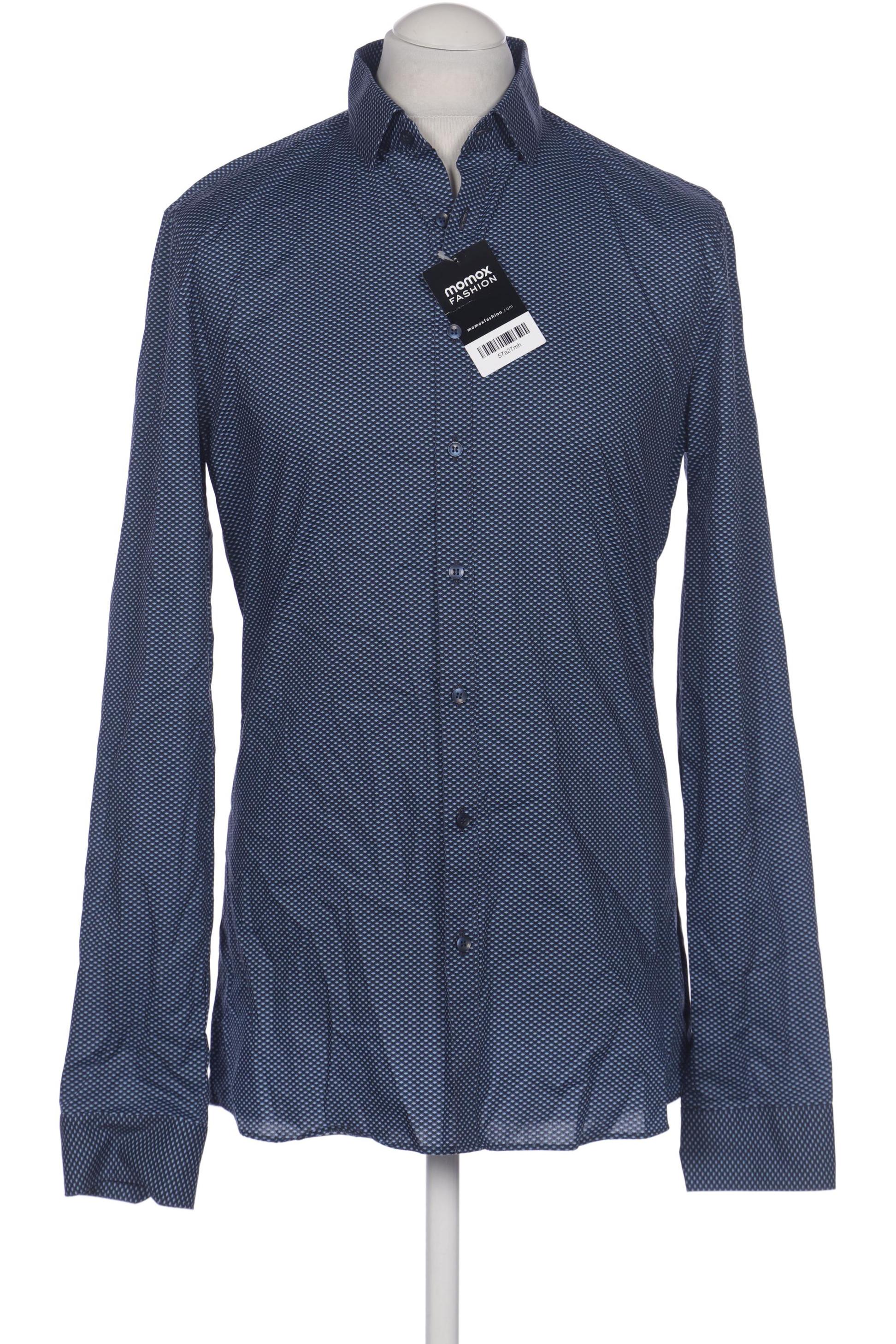 

Olymp Herren Hemd, marineblau, Gr. 52