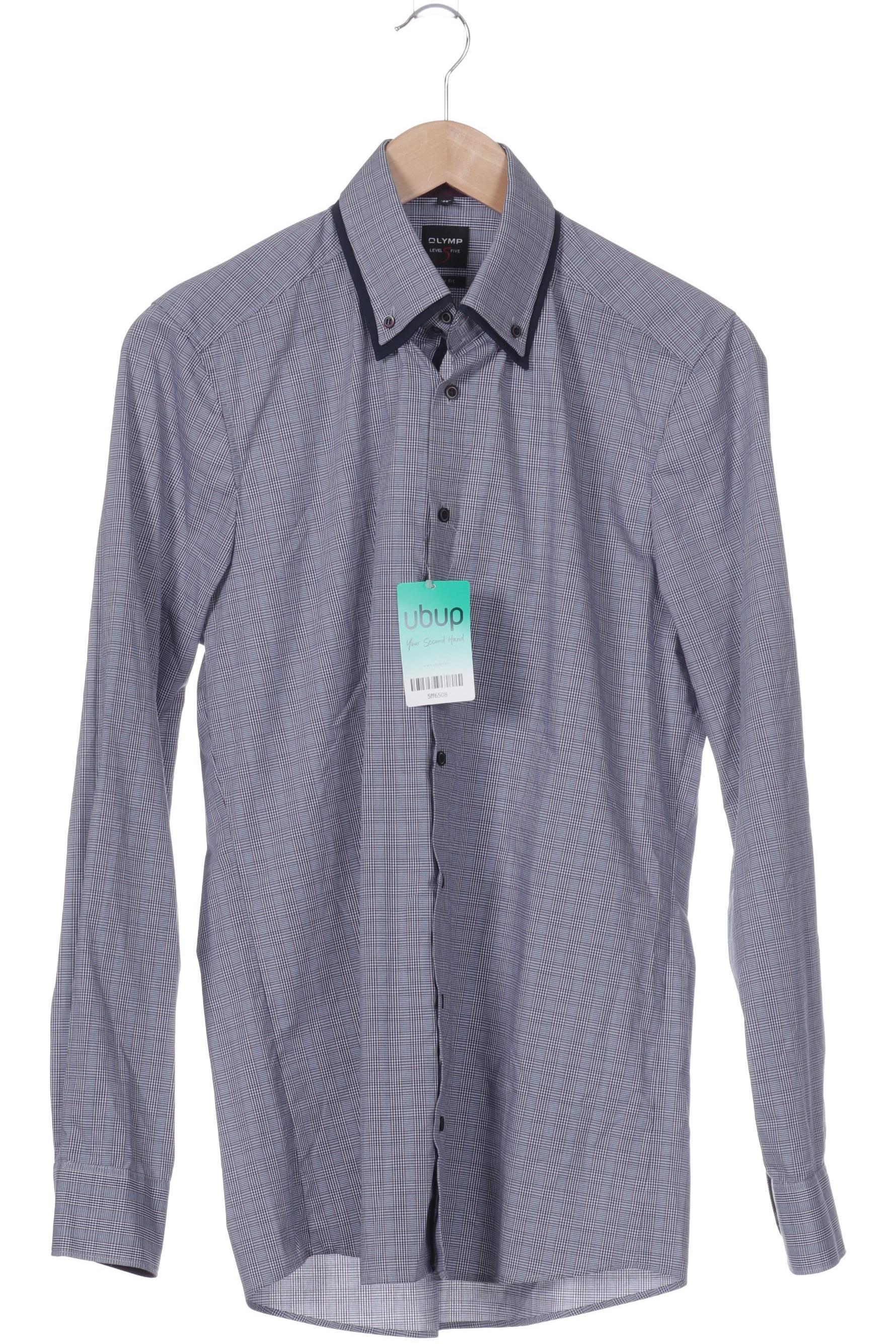 Thumbnail - Olymp Herren Hemd, blau, Gr.