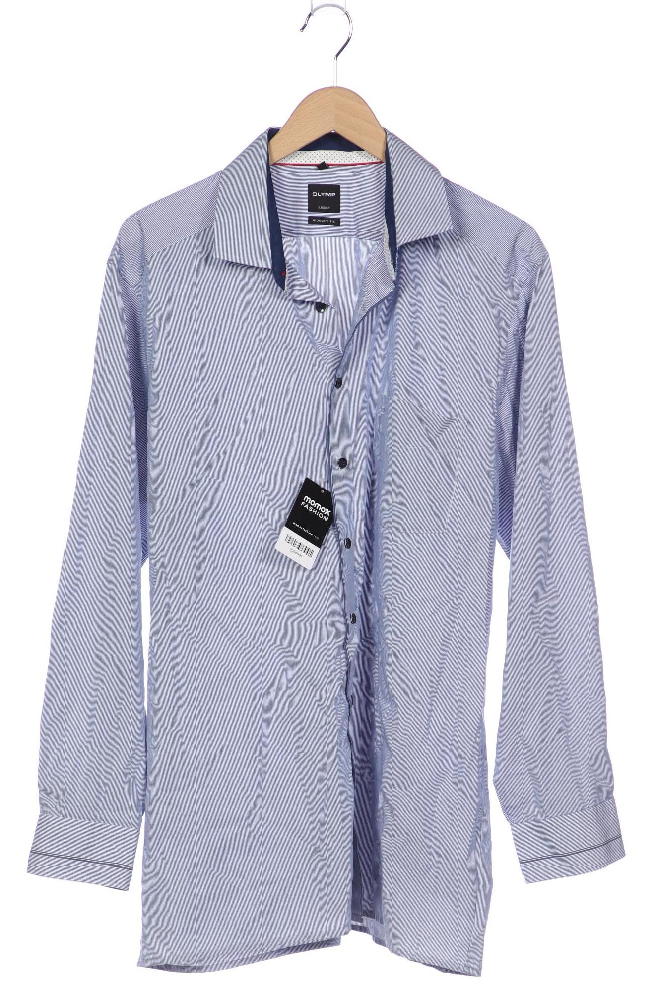 

Olymp Herren Hemd, blau