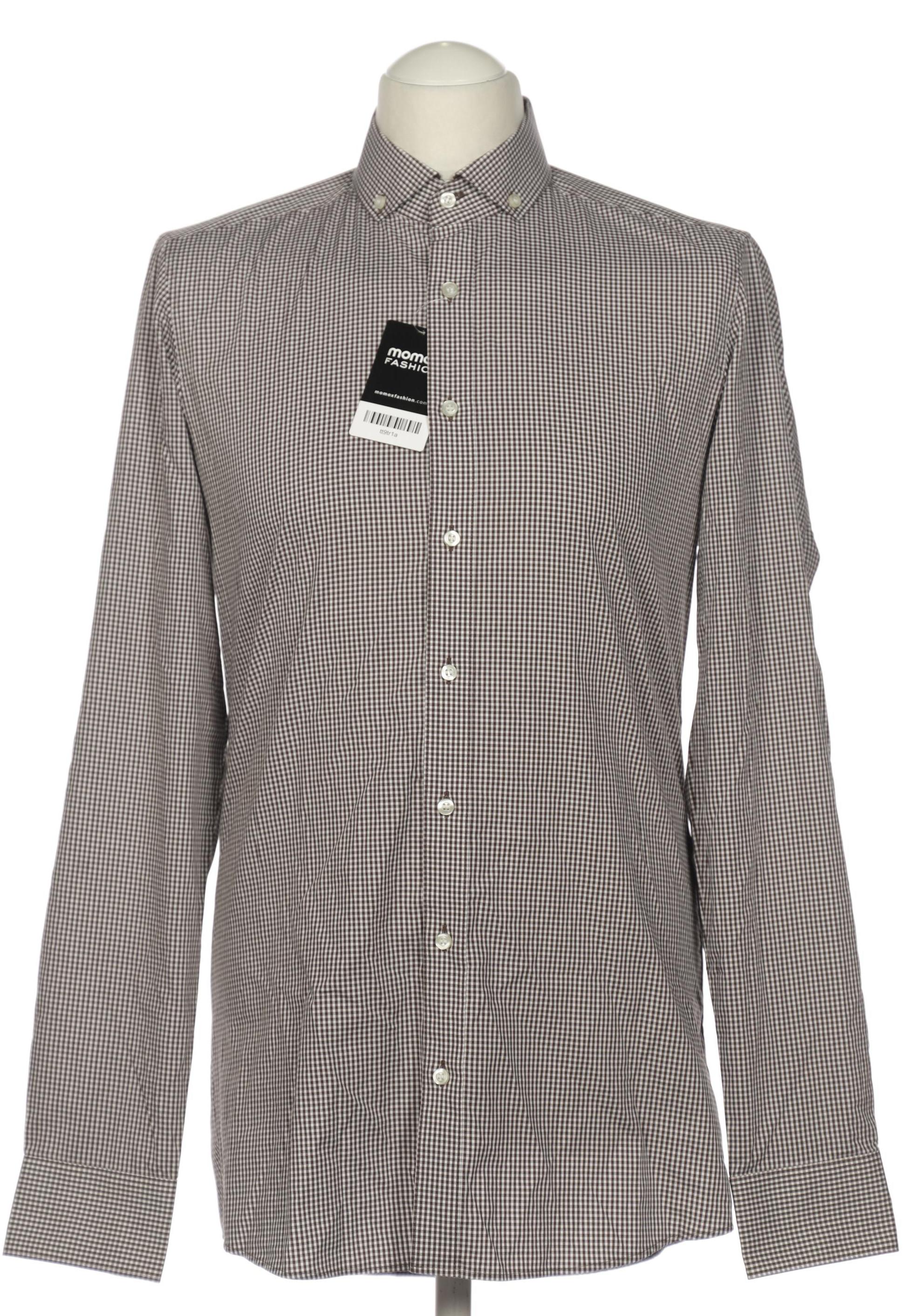 

Olymp Herren Hemd, braun, Gr. 48