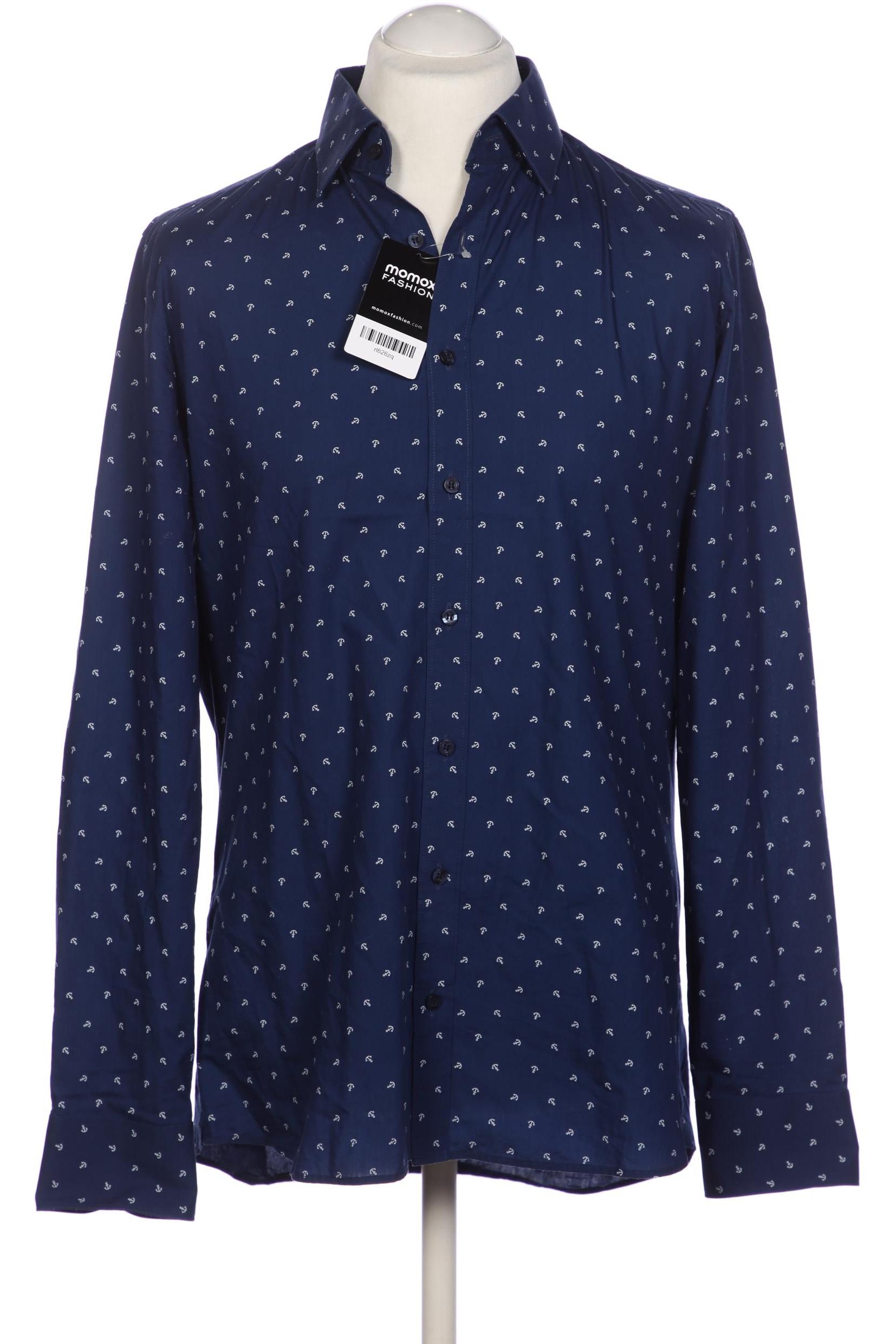 

Olymp Herren Hemd, marineblau, Gr. 52