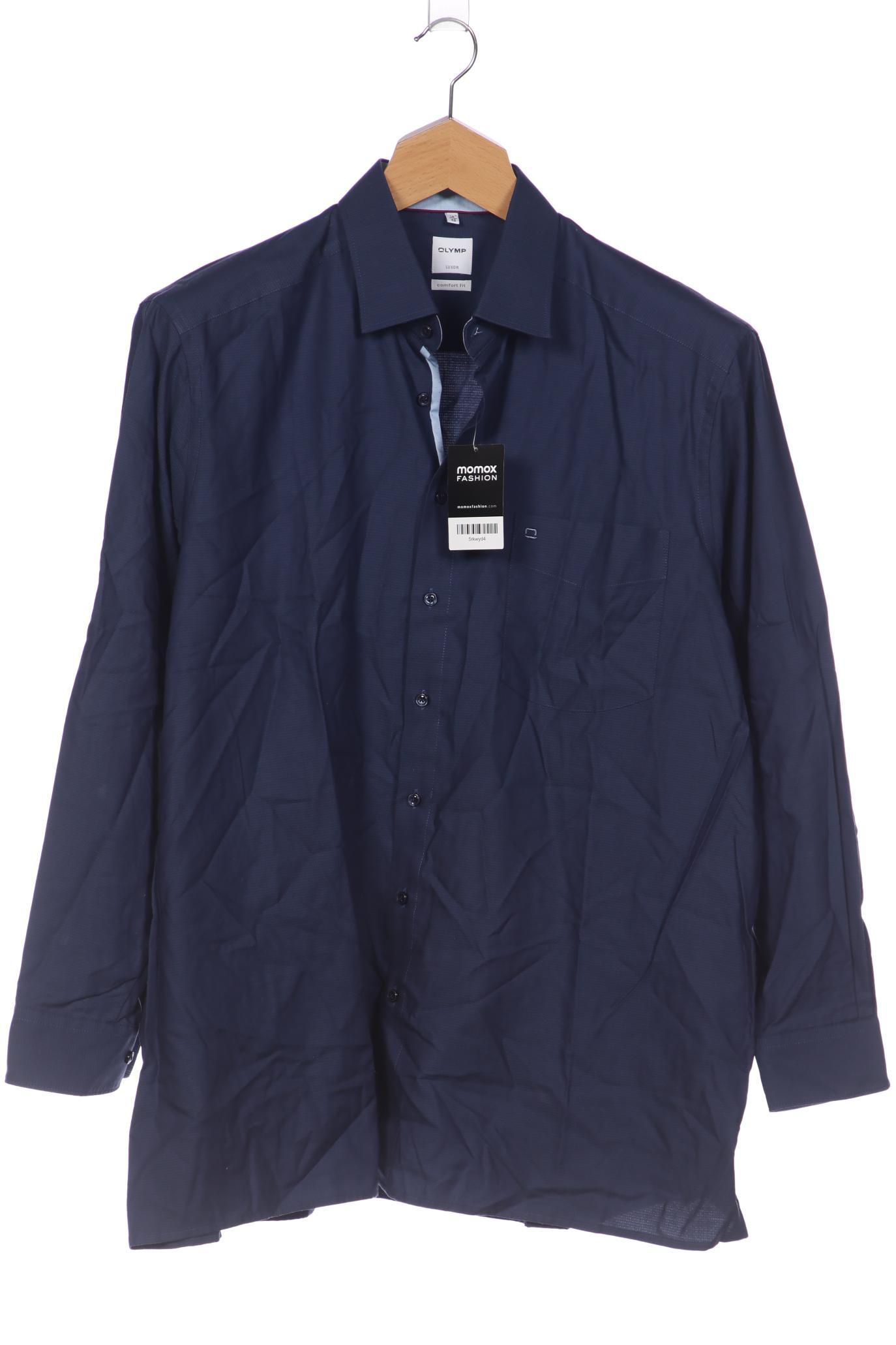 

Olymp Herren Hemd, marineblau, Gr. 46