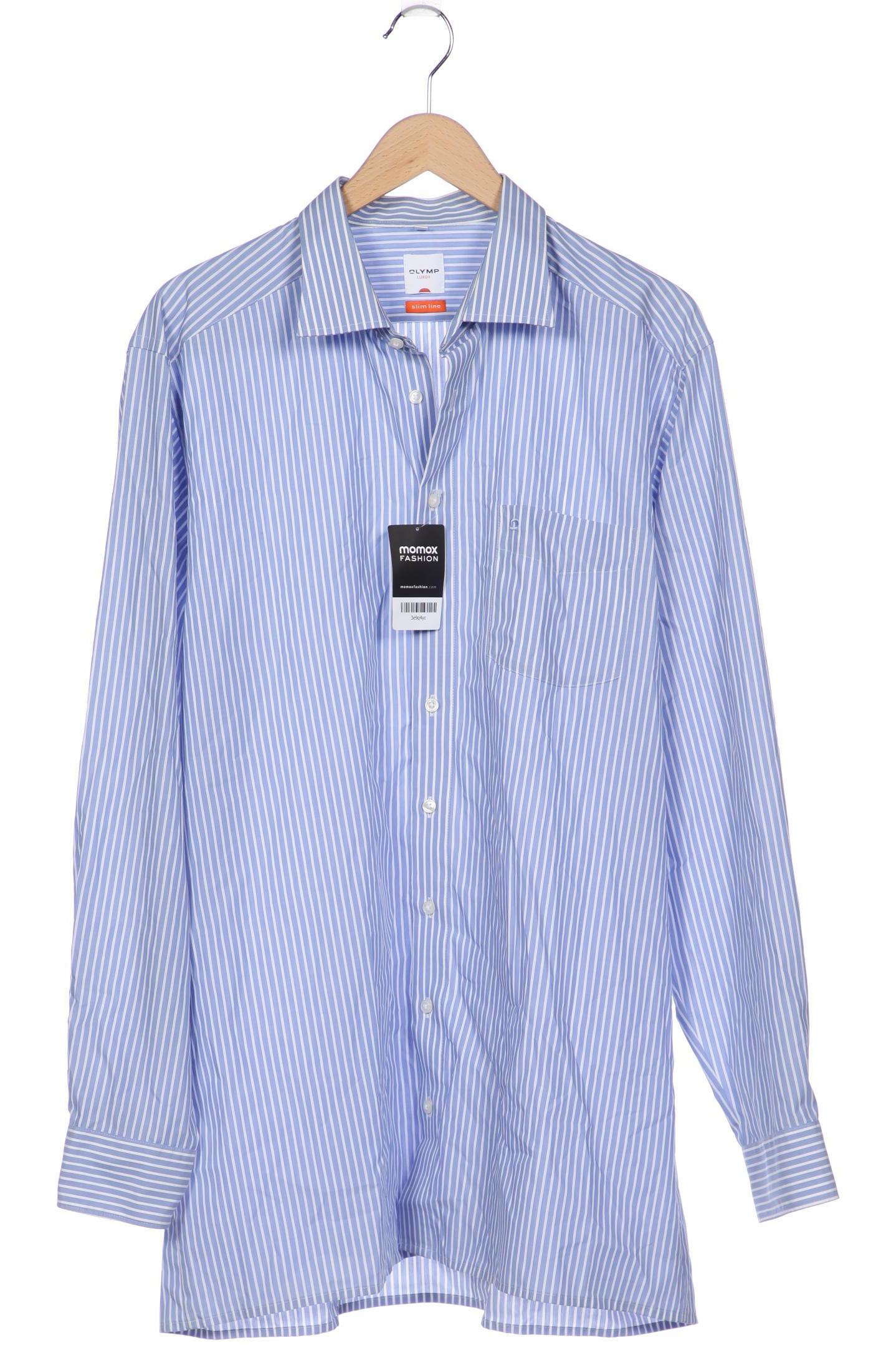 

Olymp Herren Hemd, blau