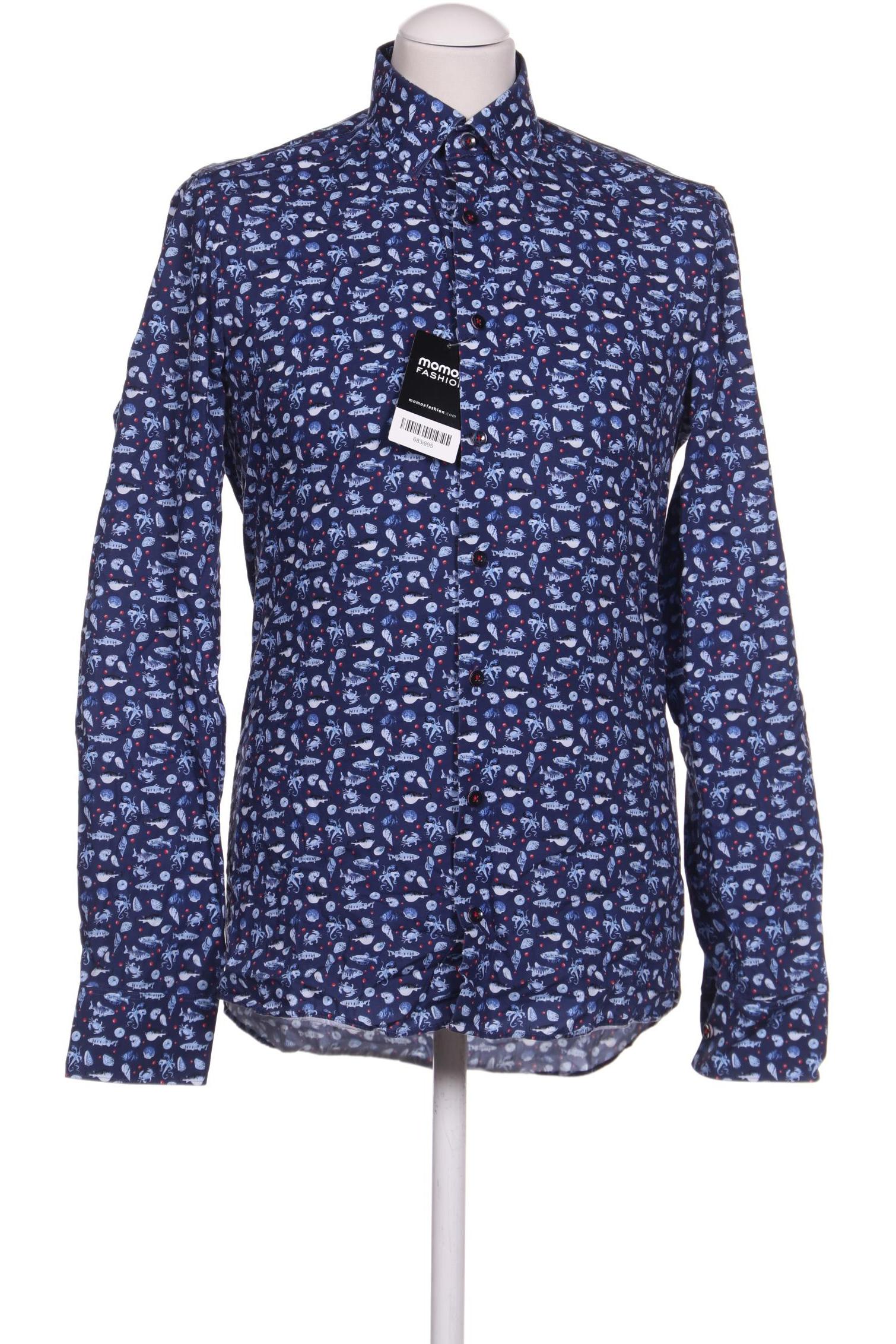 

Olymp Herren Hemd, marineblau