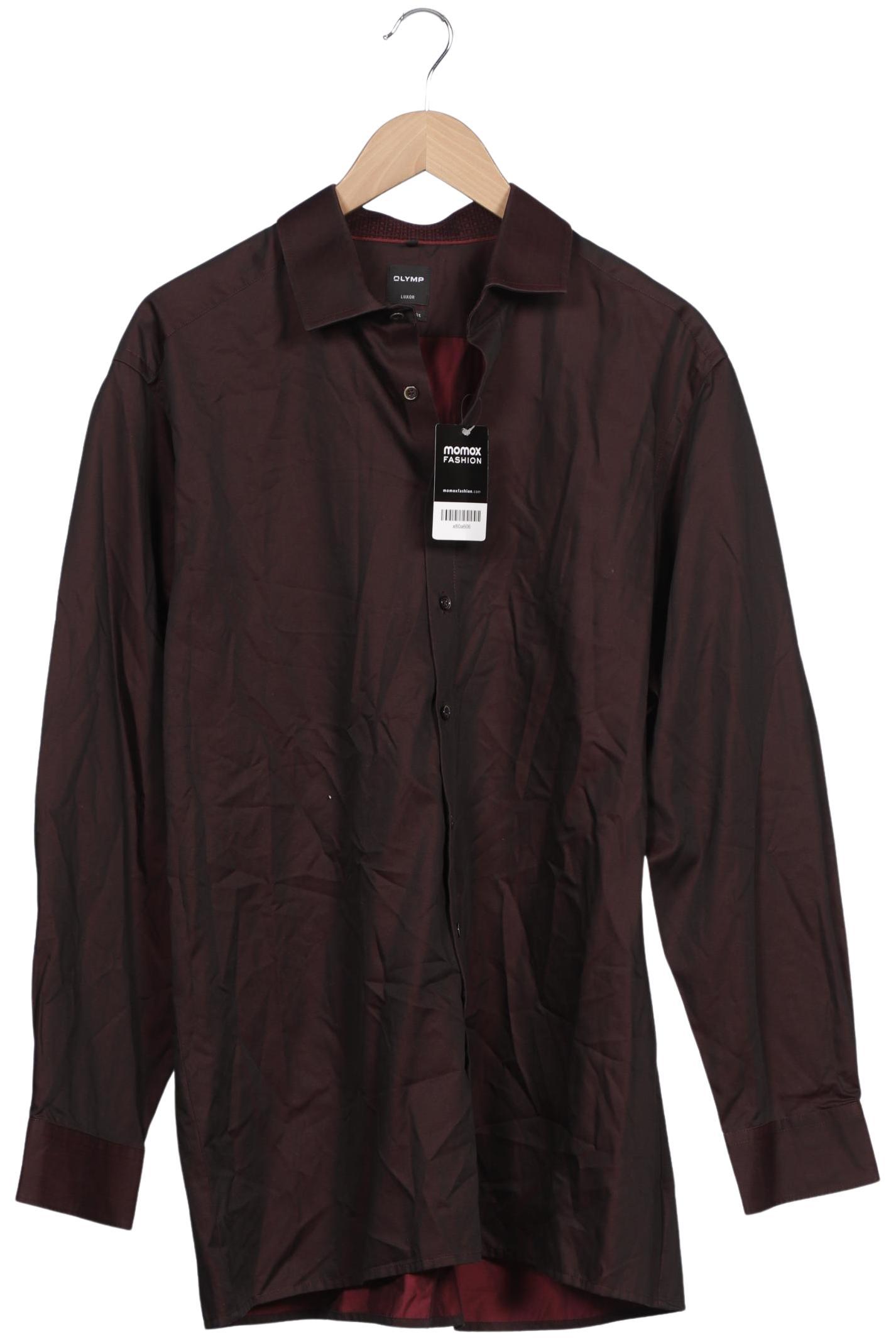 

Olymp Herren Hemd, bordeaux, Gr. 56