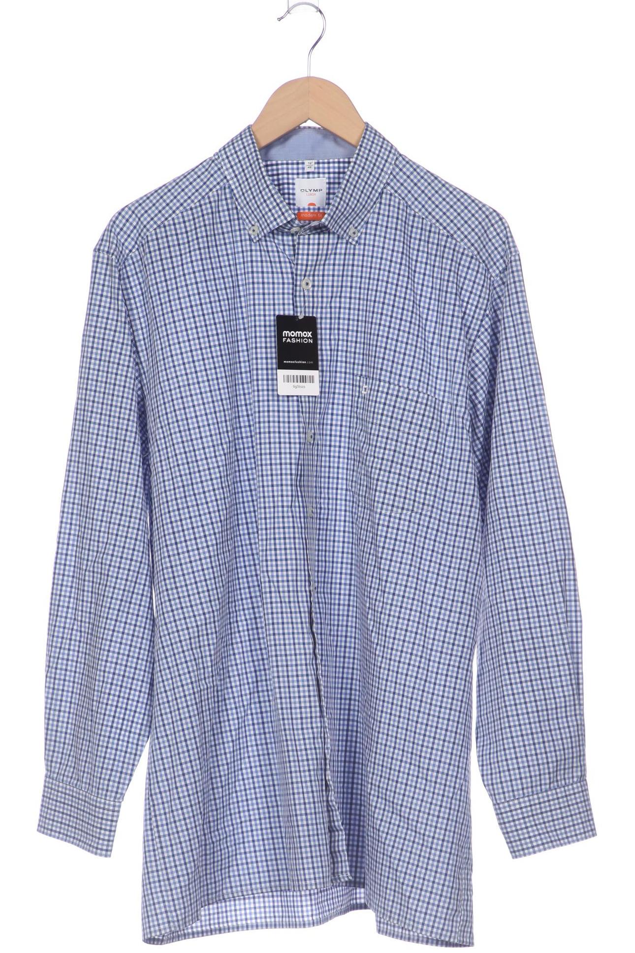 

Olymp Herren Hemd, blau, Gr. 56