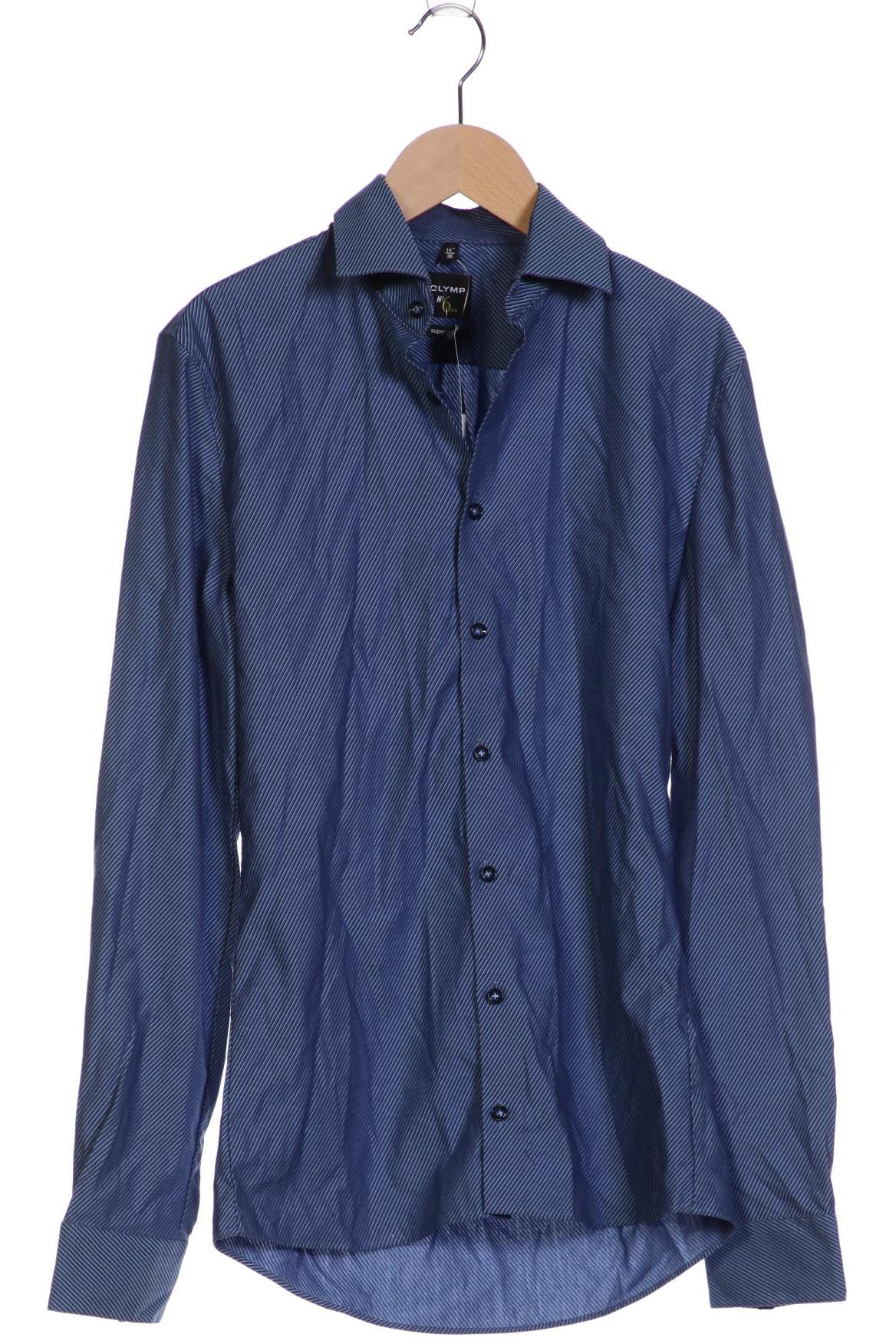 

Olymp Herren Hemd, blau