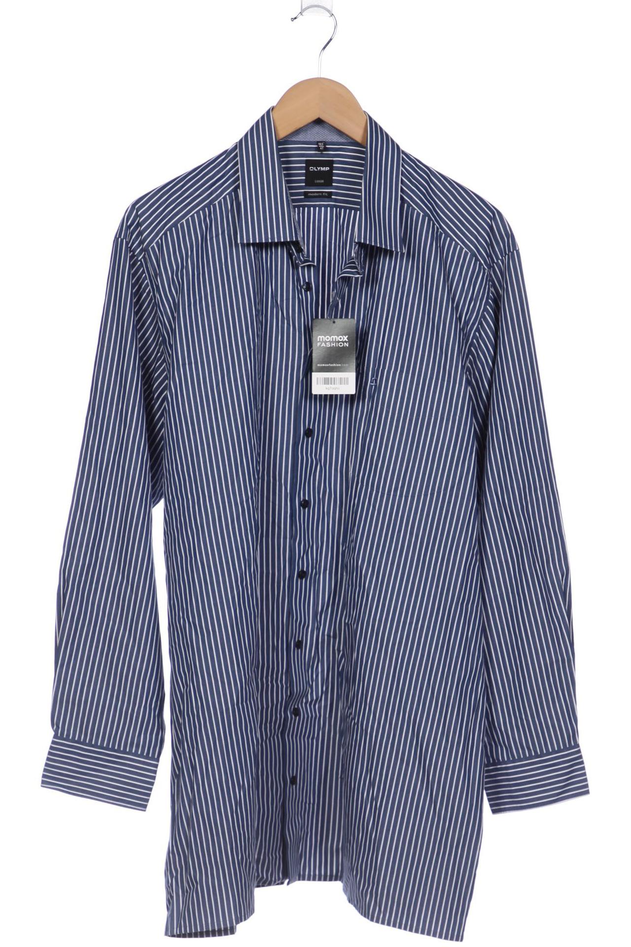 

Olymp Herren Hemd, blau