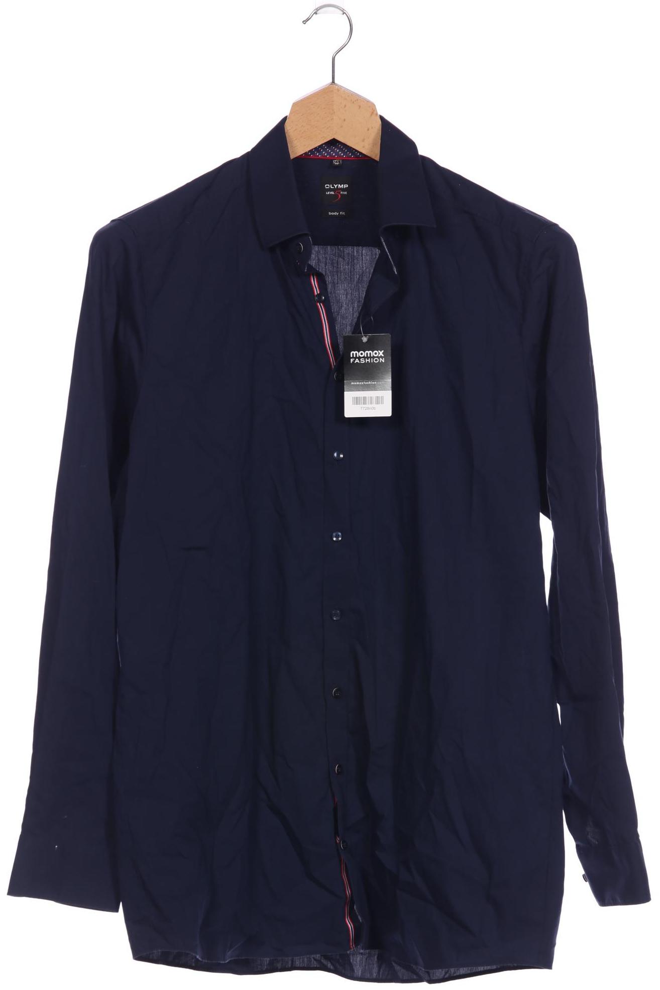 

Olymp Herren Hemd, marineblau, Gr. 56