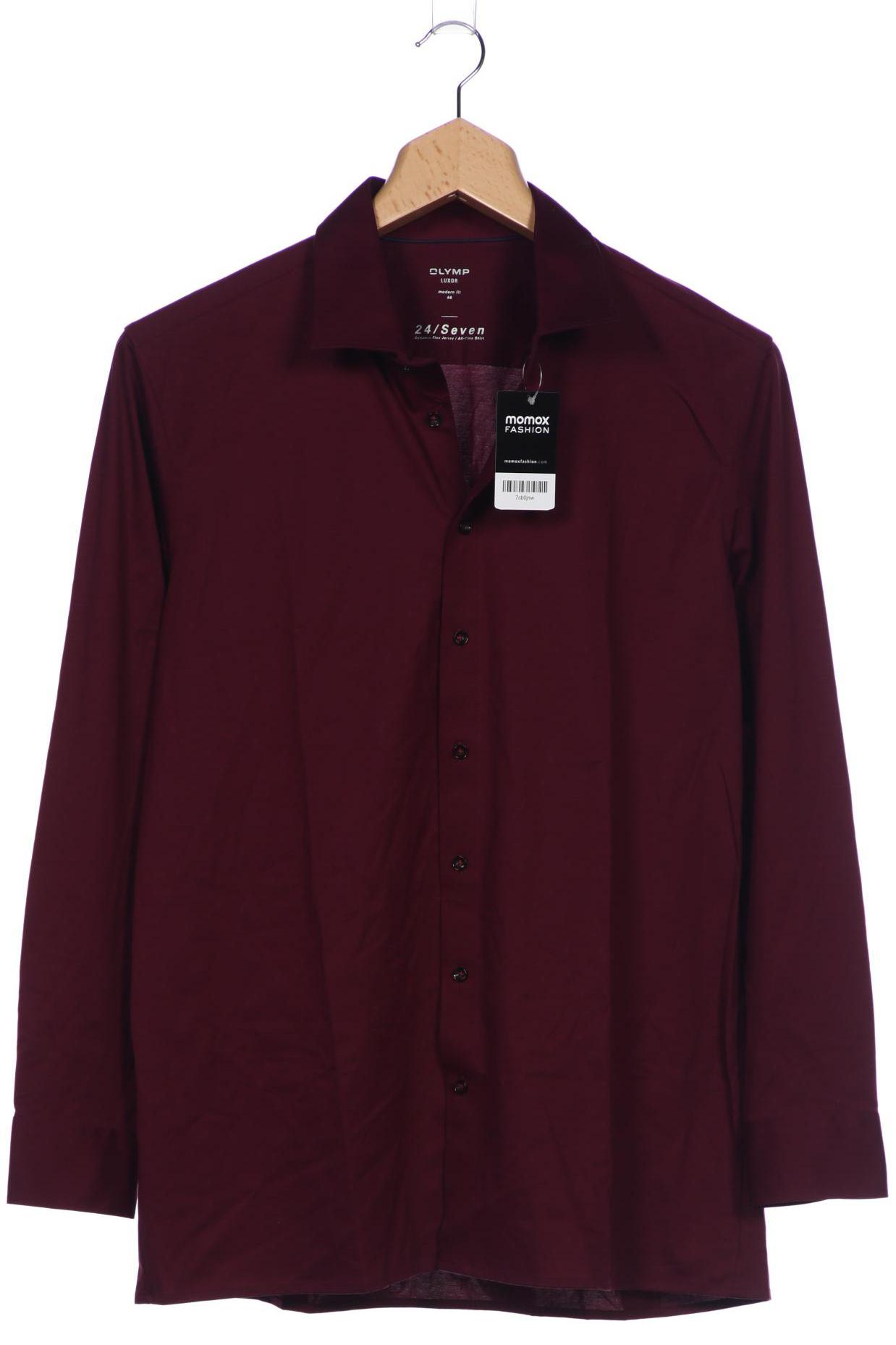 

Olymp Herren Hemd, bordeaux, Gr. 56