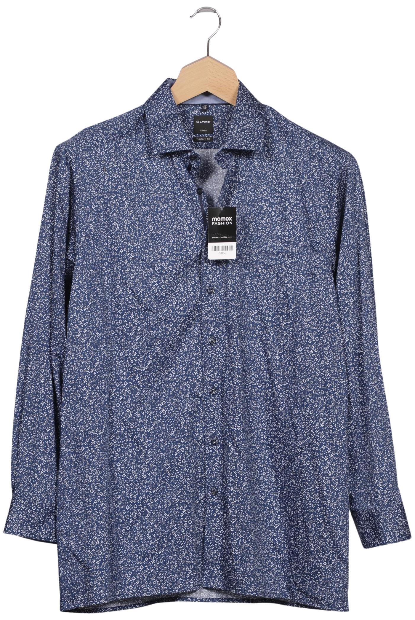

Olymp Herren Hemd, blau, Gr. 56