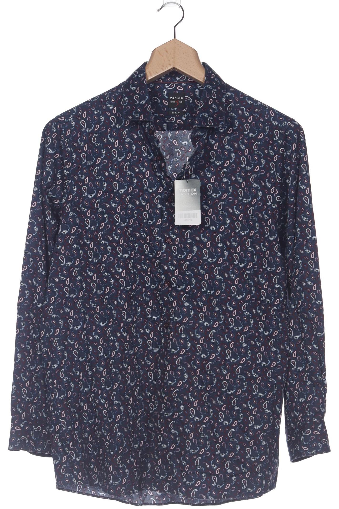 Thumbnail - Olymp Herren Hemd, marineblau, Gr. 56