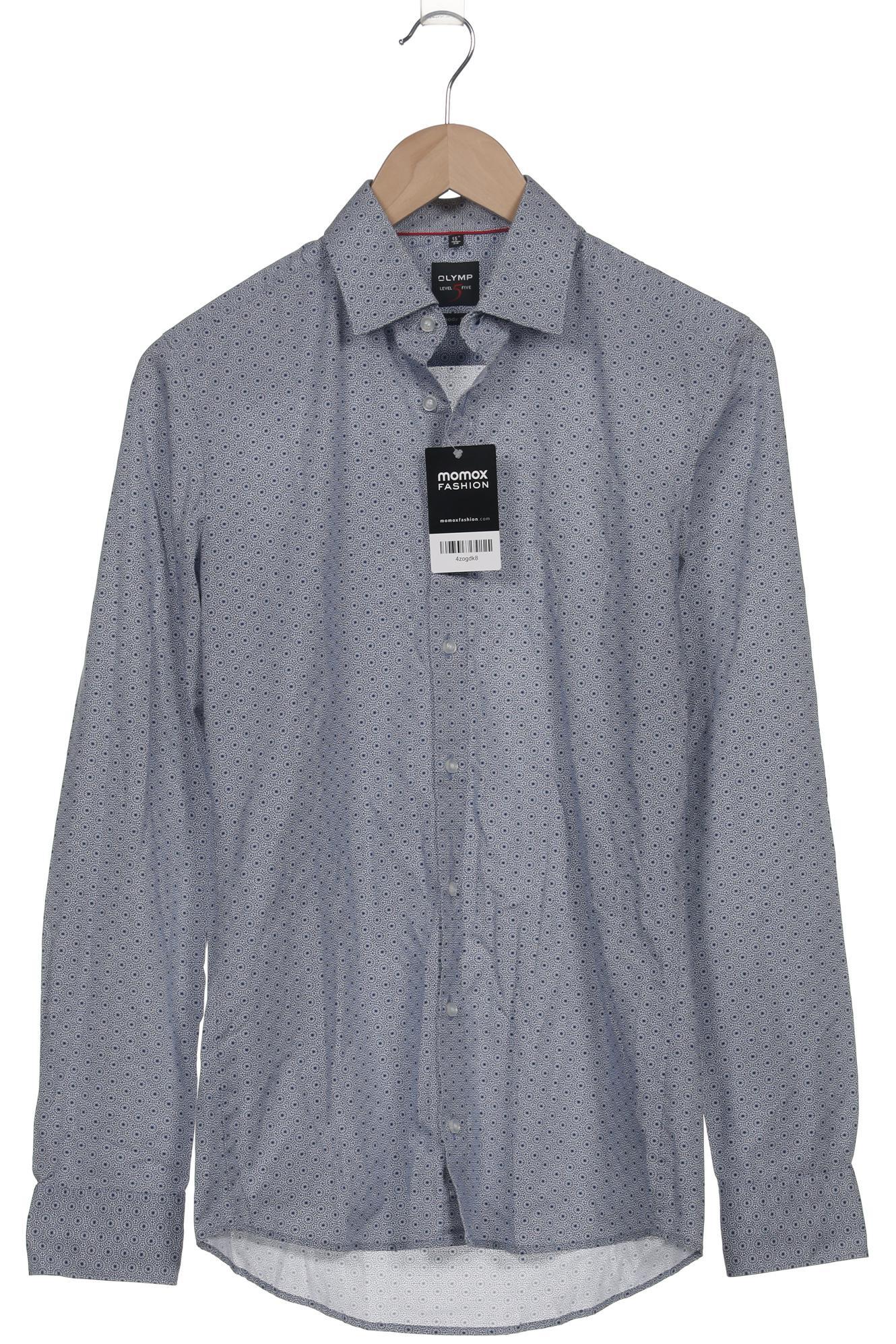 

Olymp Herren Hemd, marineblau, Gr. 46