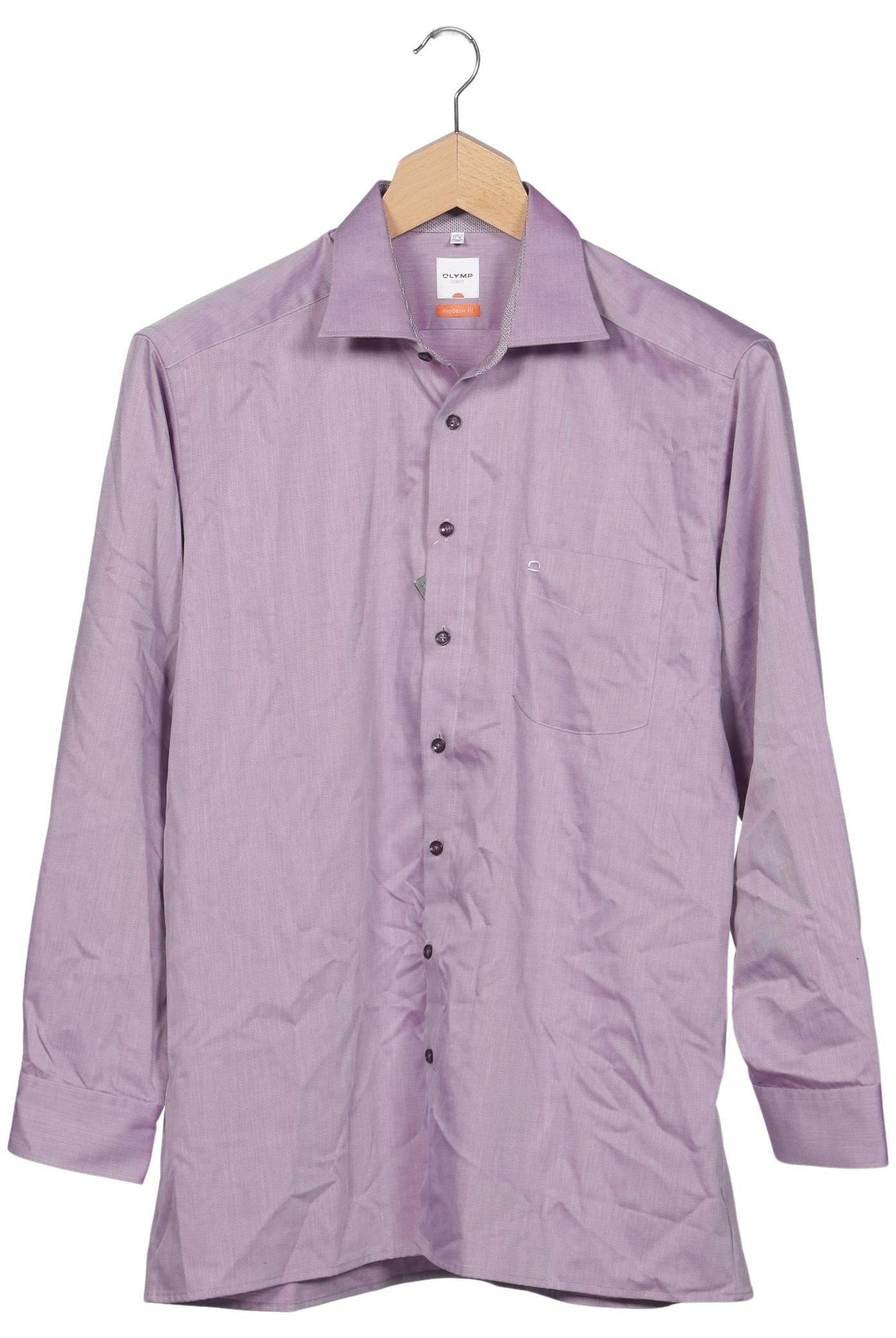 Thumbnail - Olymp Herren Hemd, flieder, Gr. 56