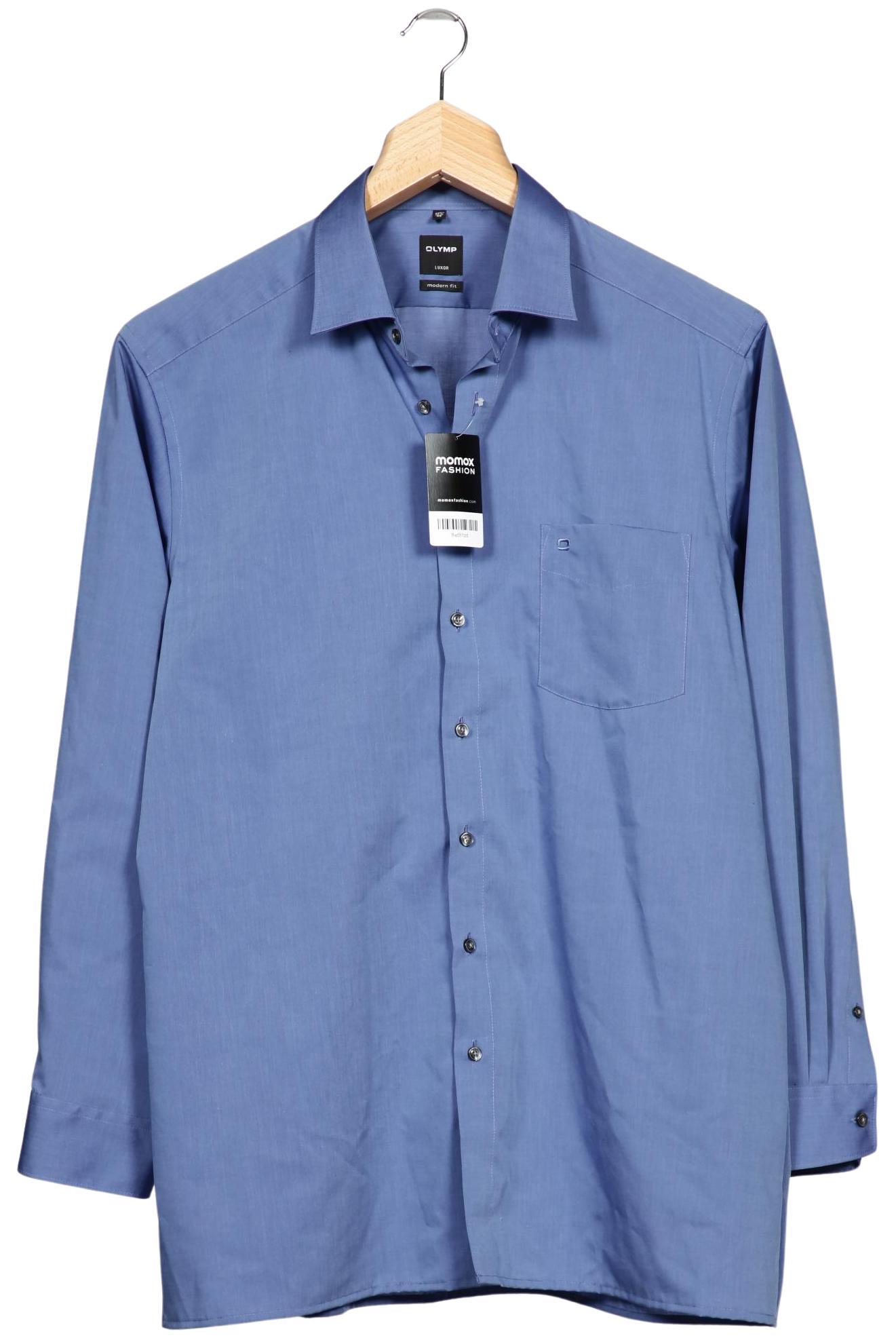 

Olymp Herren Hemd, blau, Gr. 56