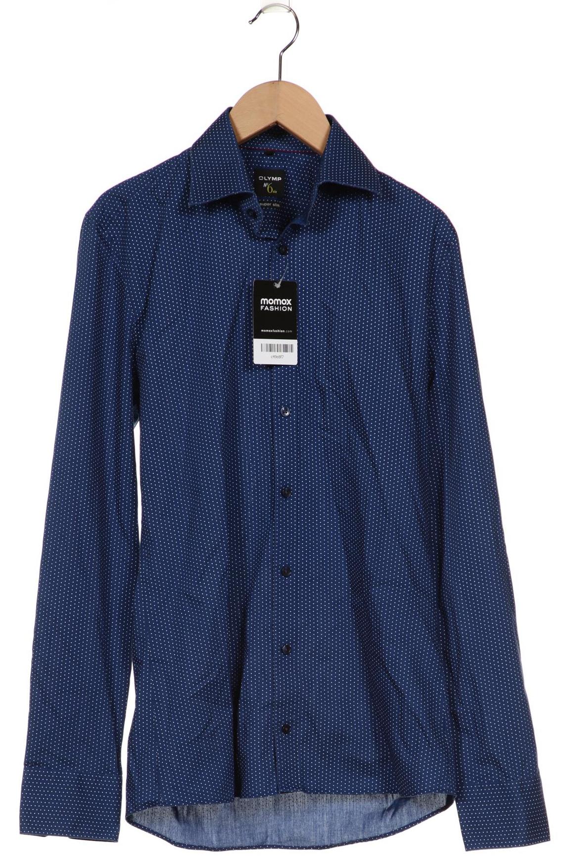 

Olymp Herren Hemd, marineblau, Gr. 48