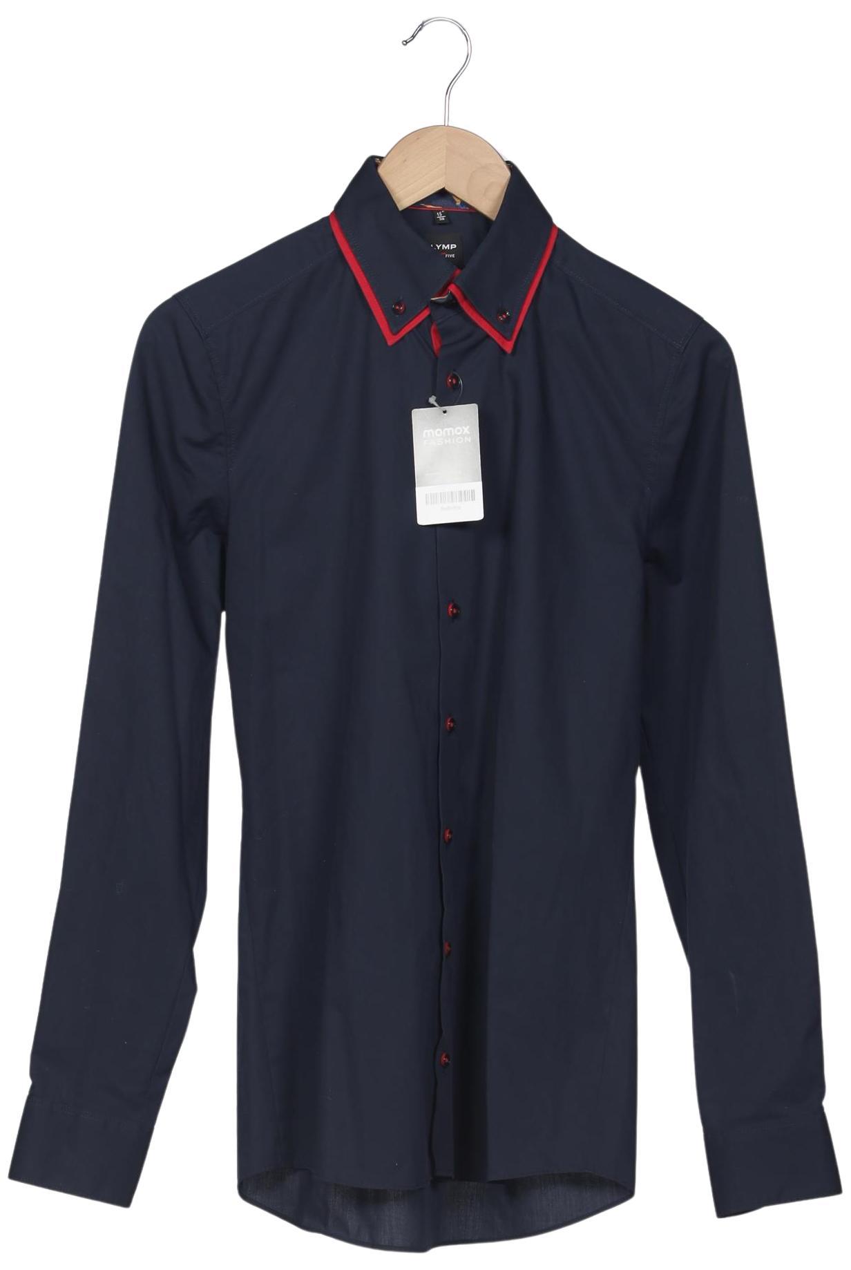 

Olymp Herren Hemd, marineblau, Gr. 46