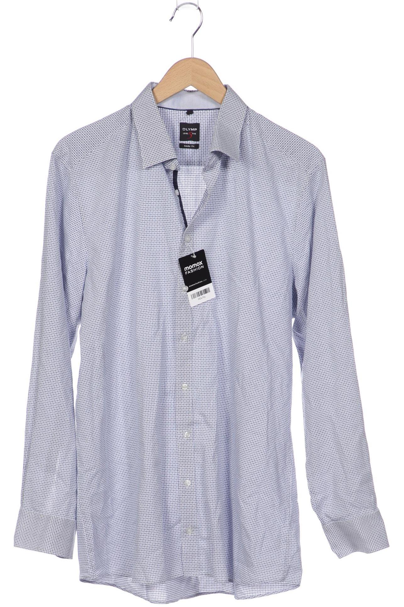 

Olymp Herren Hemd, blau