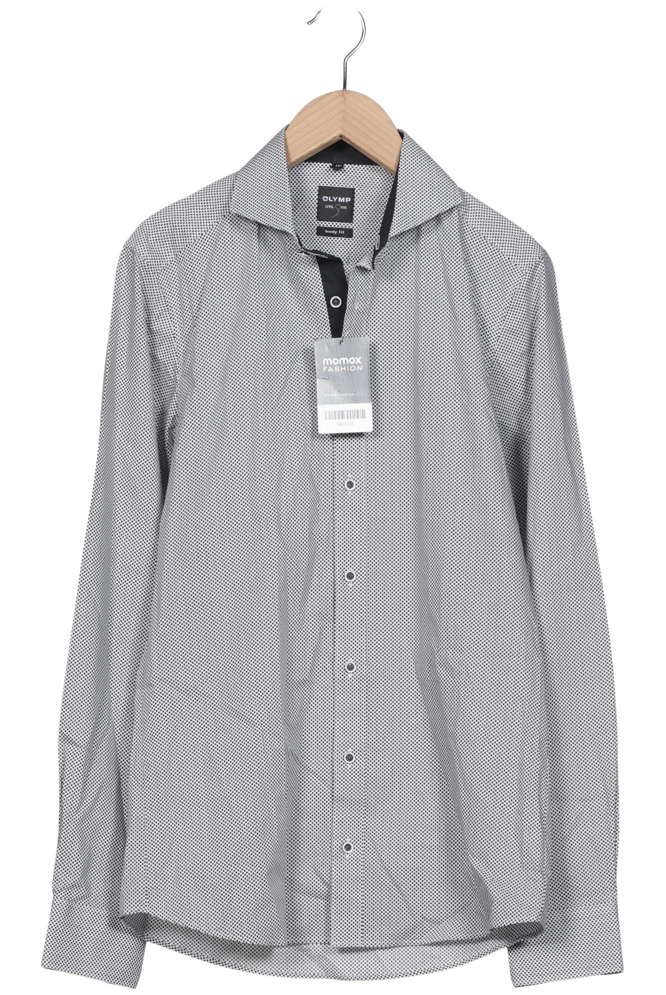 

Olymp Herren Hemd, grau, Gr. 46