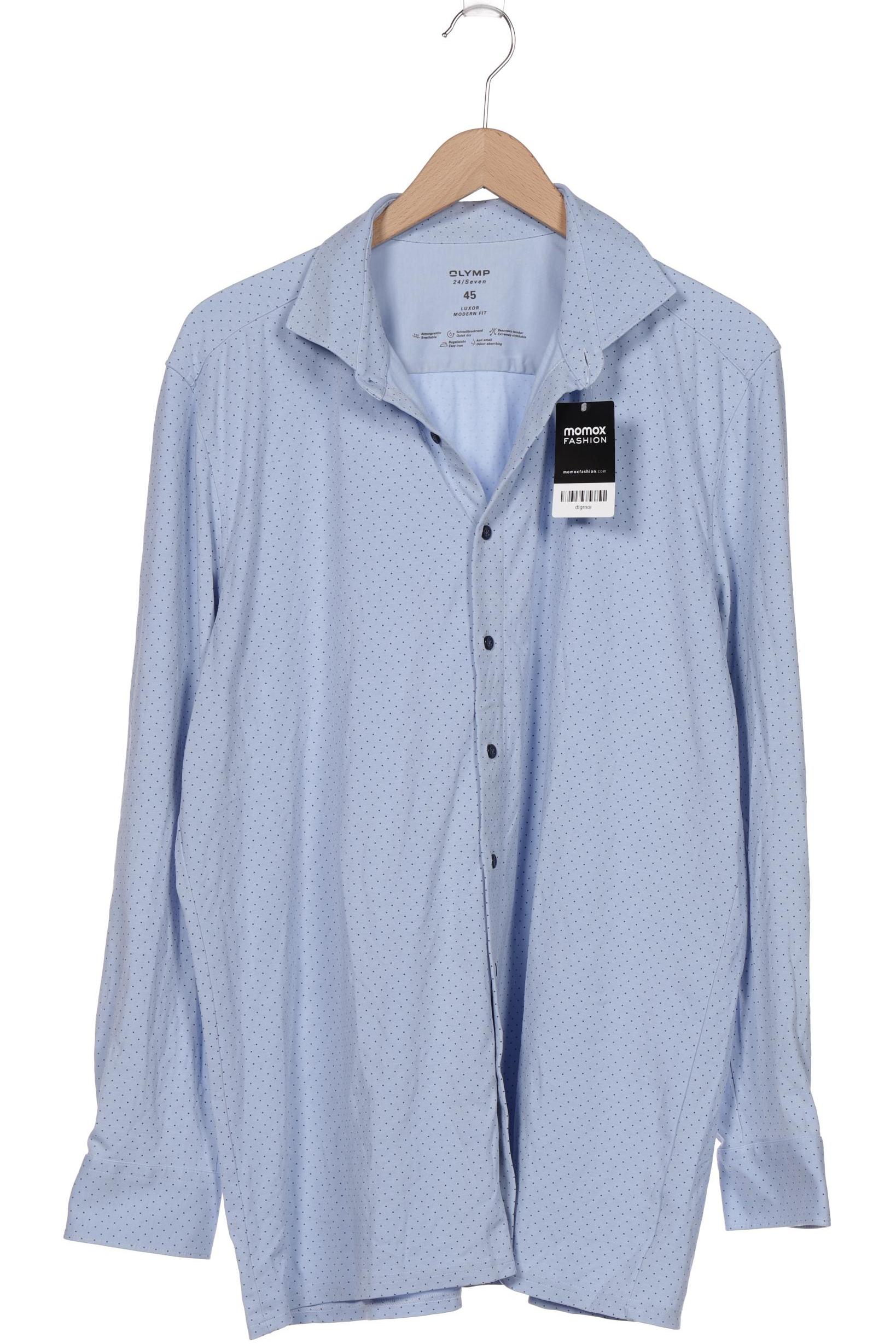 

Olymp Herren Hemd, blau