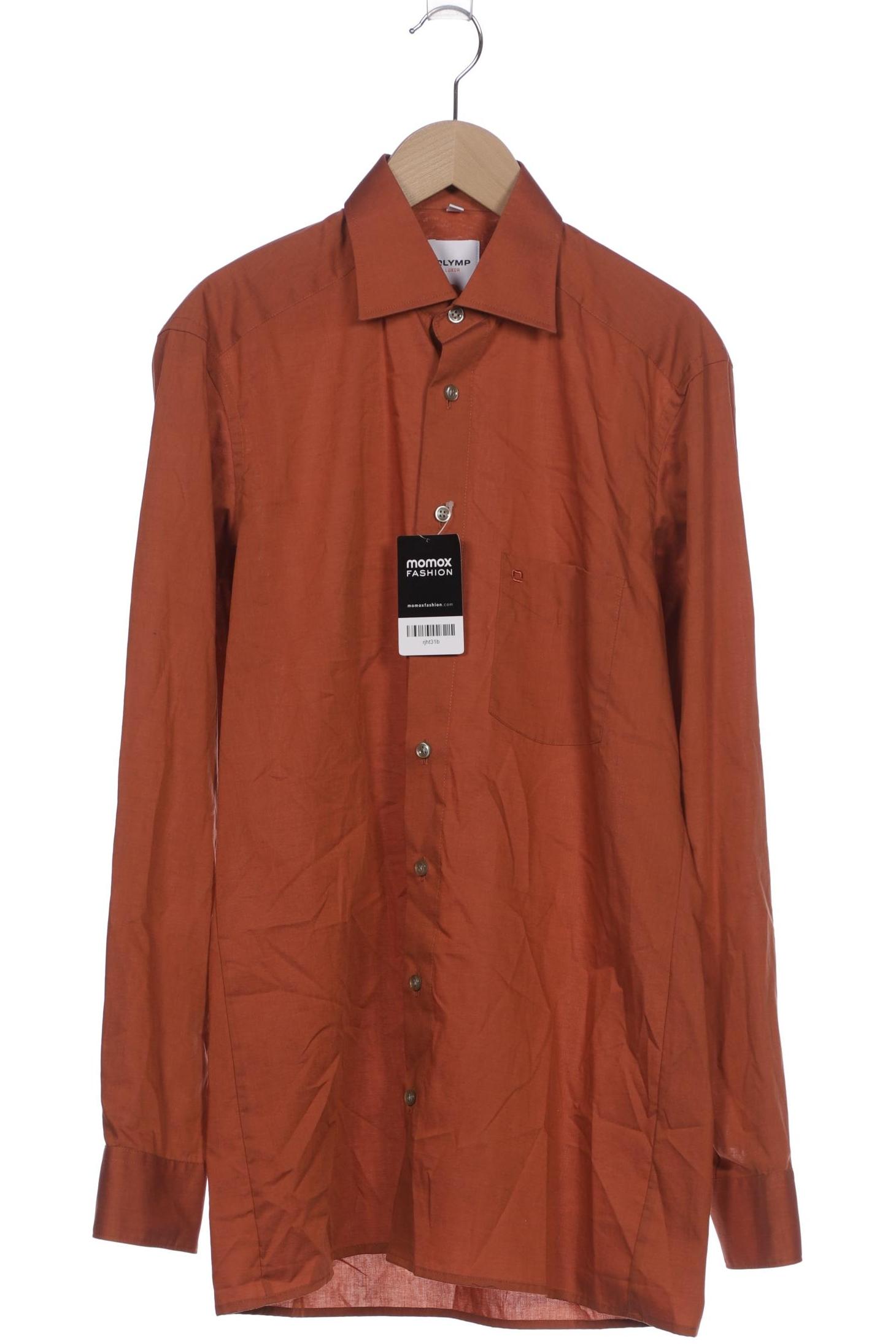 

Olymp Herren Hemd, braun, Gr. 46