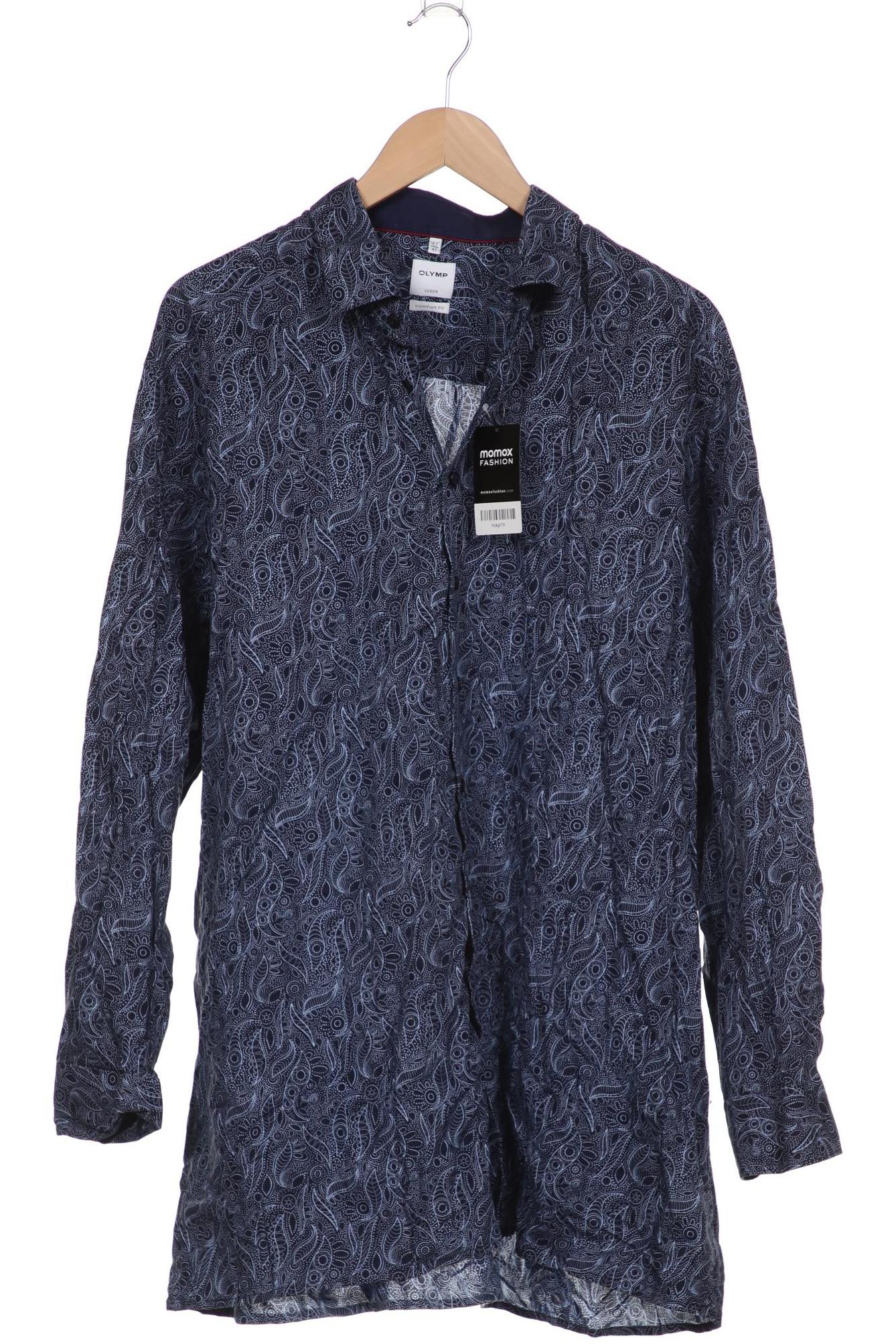 

Olymp Herren Hemd, marineblau