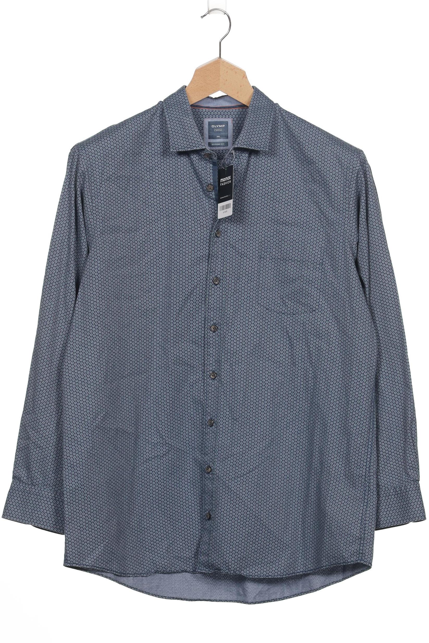 

Olymp Herren Hemd, blau, Gr. 56
