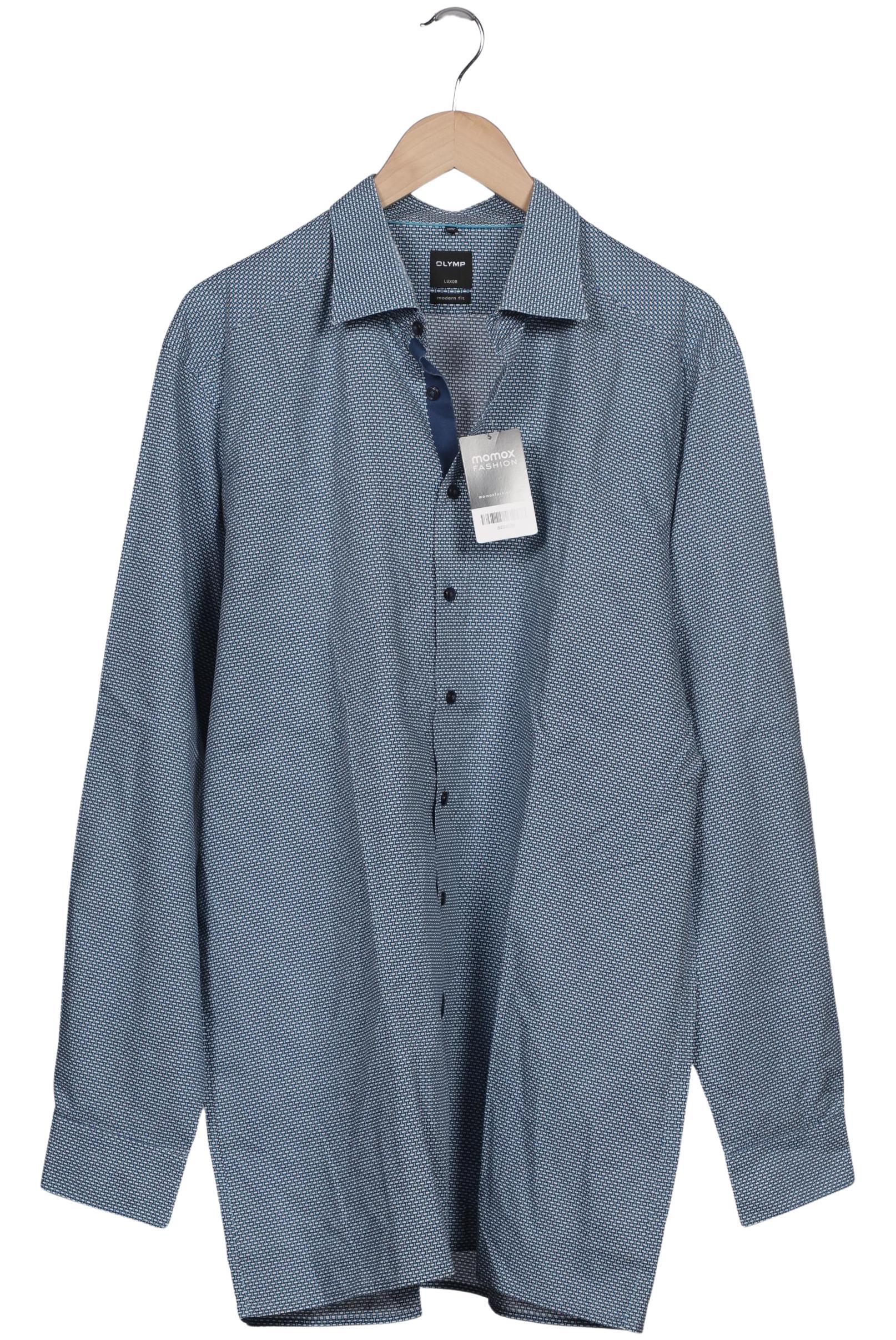 

Olymp Herren Hemd, blau, Gr. 56