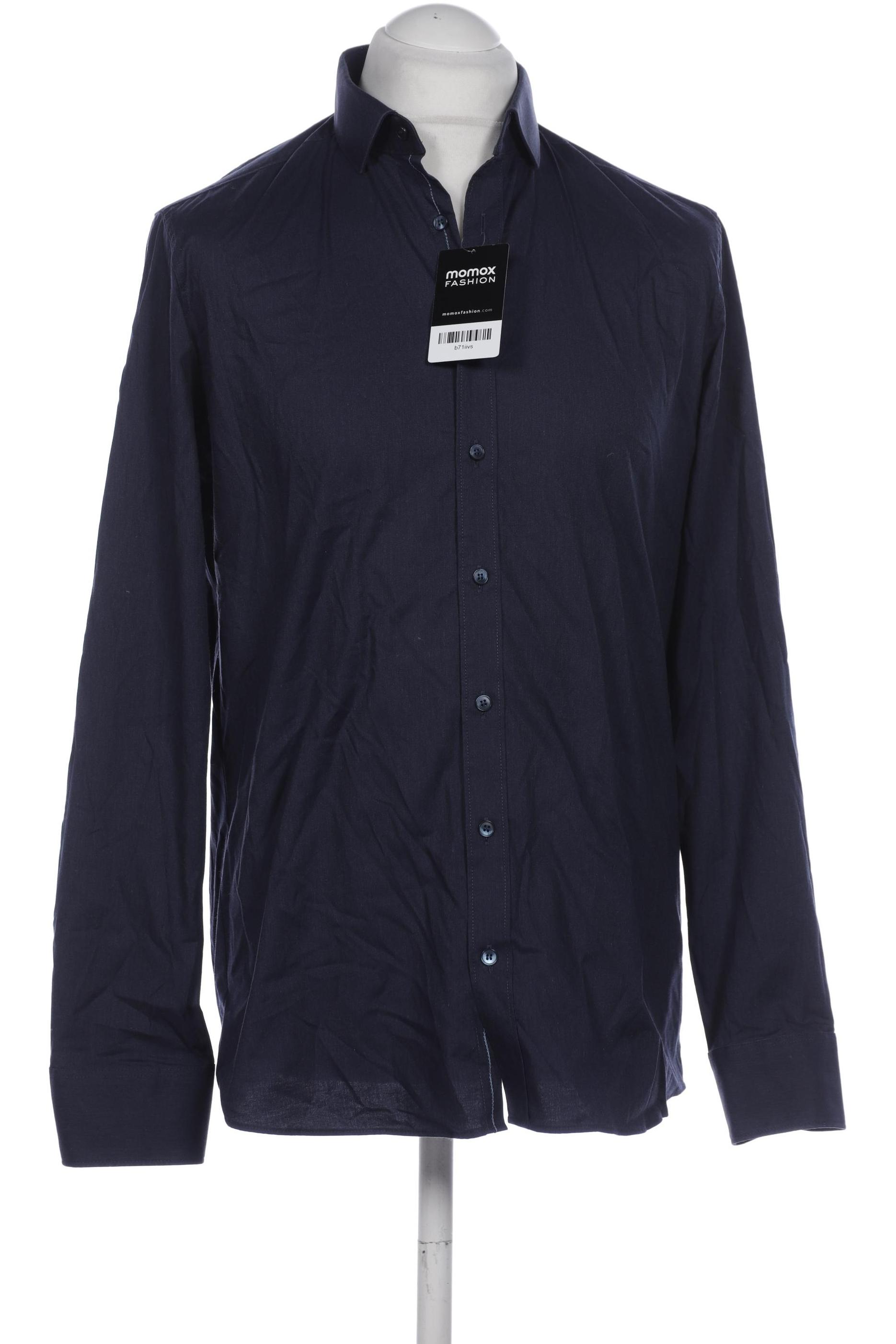 

Olymp Herren Hemd, marineblau, Gr. 52